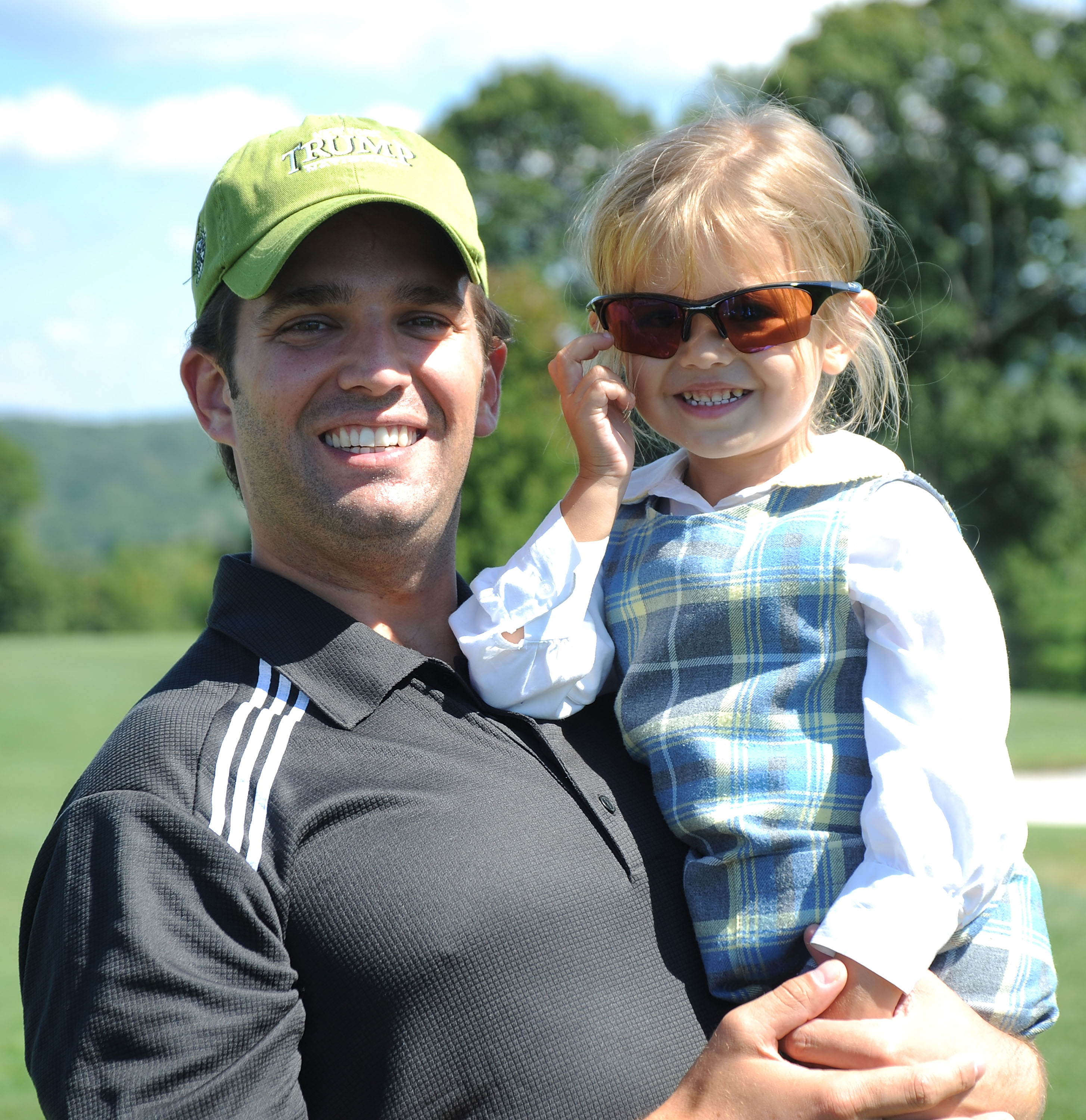 Donald Trump, Jr. and his daughter Kai Madision Trump on September 14, 2010 in Briarcliff Manor, New York | Source: Getty Images