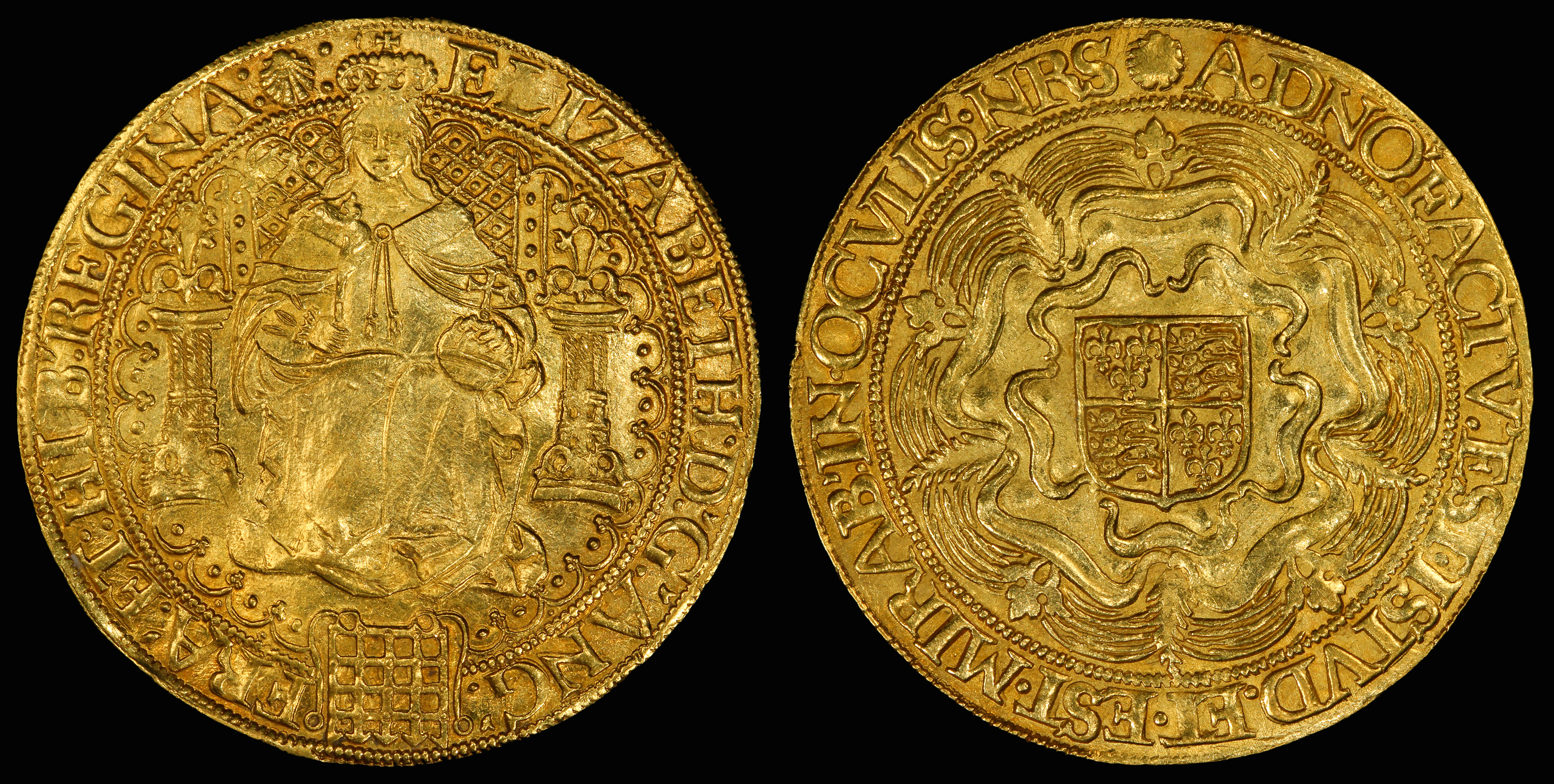 Photo of England (Great Britain) Sovereign of Elizabeth I | For illustration purposes. | Source: Wikimedia Commons/National Museum of American History/Public Domain