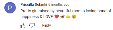 A comments about Nahla on Halle Berry's 15th birthday post for her | Source: Youtube.com/ Enjoyment
