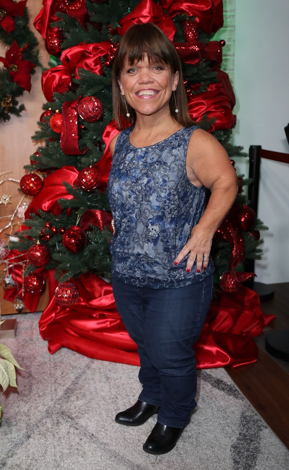 TV personality Amy Roloff visits Hollywood Today Live at W Hollywood on December 13, 2016 in Hollywood, California | Photo: Getty Images