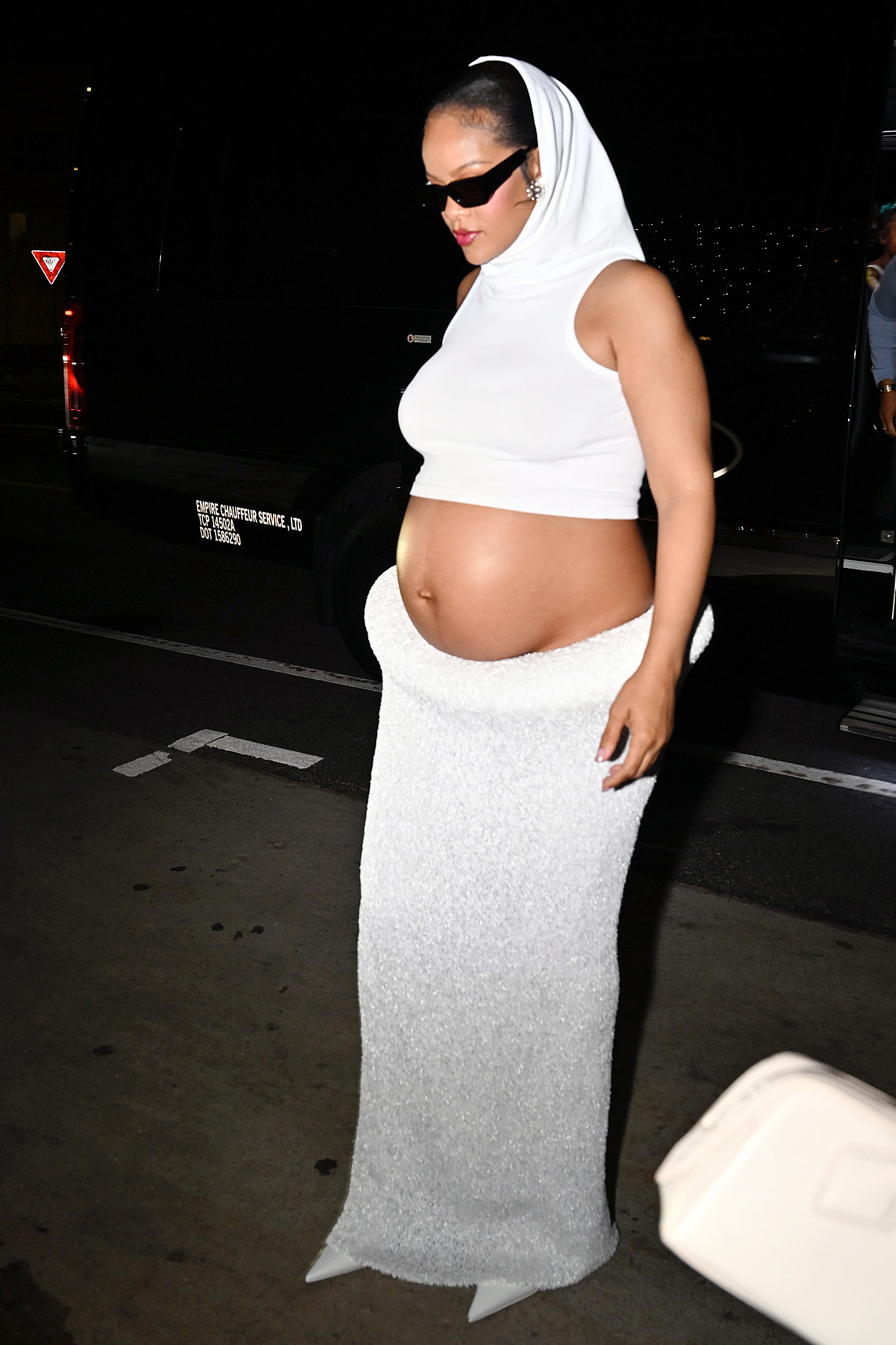 Rihanna is seen on July 14, 2025 in Los Angeles, California | Source: Getty Images