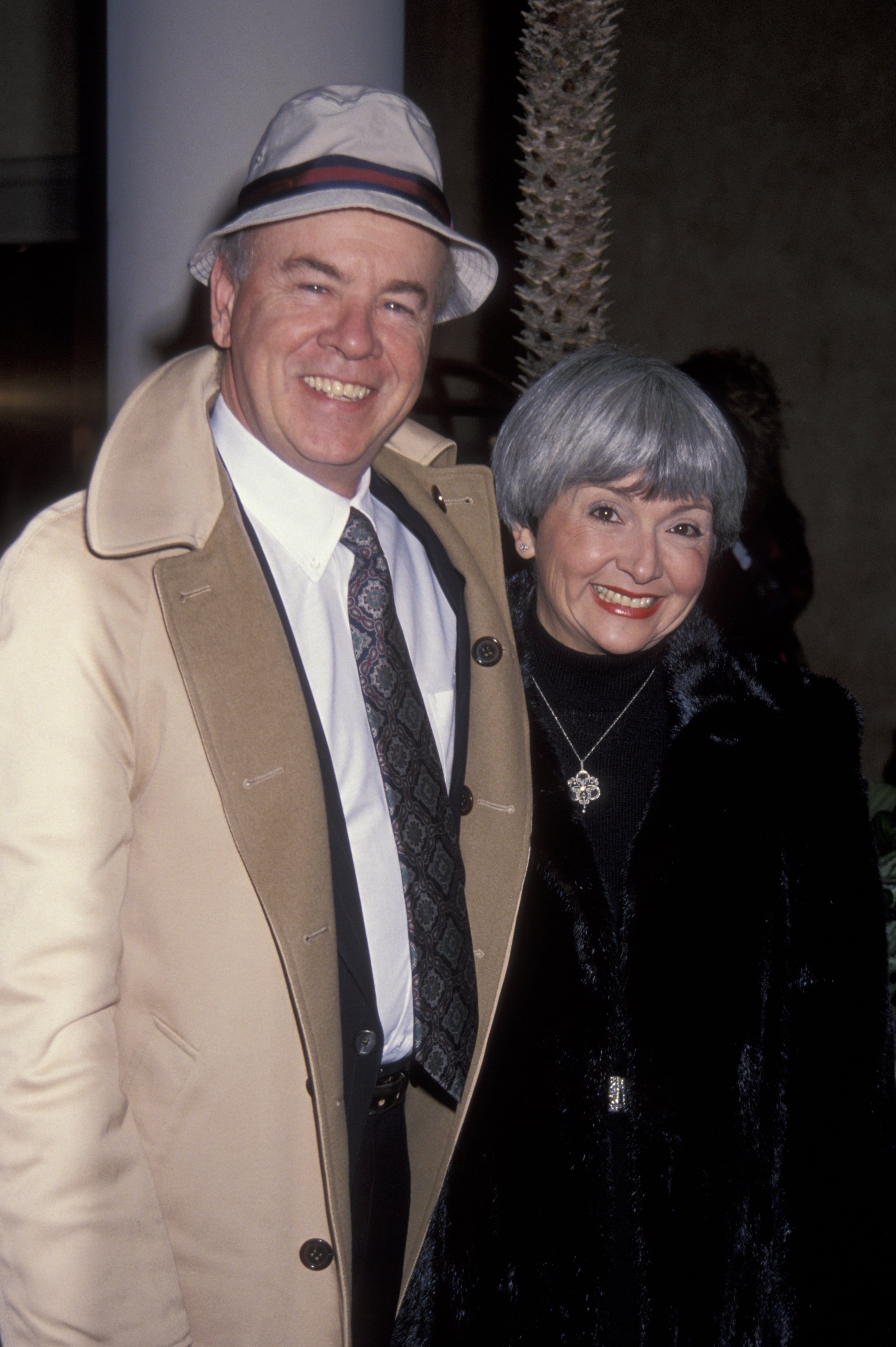 Tim Conway and Charlene Beatty in Santa Monica, California 1993. | Source: Getty Images 