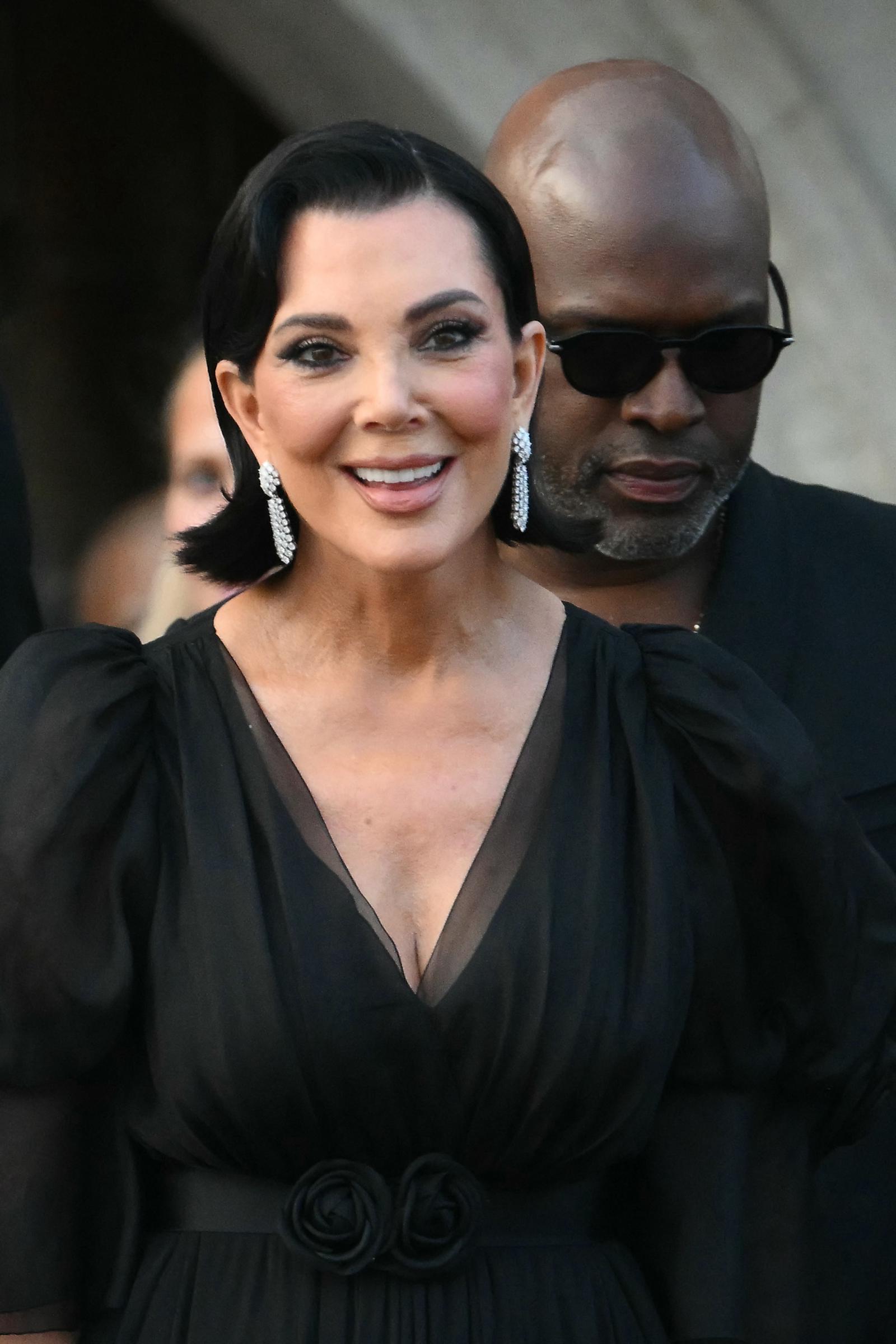 Kris Jenner ahead of Jeff Bezos and Lauren Sánchez's wedding in Venice on June 26, 2026. | Source: Getty Images