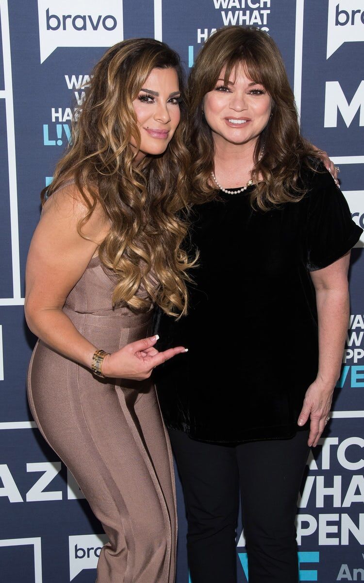 Siggy Flicker and Valerie Bertinelli at "Watch What Happens Live With Andy Cohen" | Getty Images 