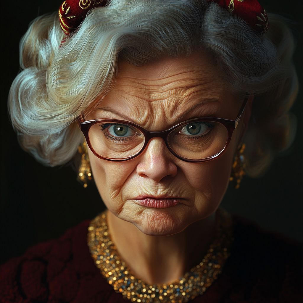 An angry older woman | Source: Midjourney