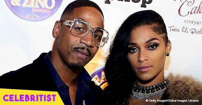 Joseline Hernandez & Stevie J's daughter poses like a model in red sweater & checkered dress in pic