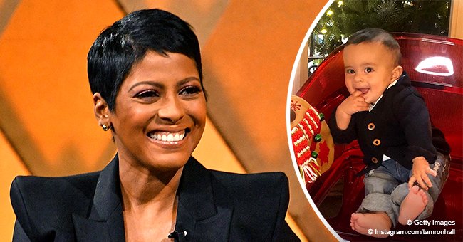 Tamron Hall Shares Adorable Photo of Baby Moses Rocking His First ...