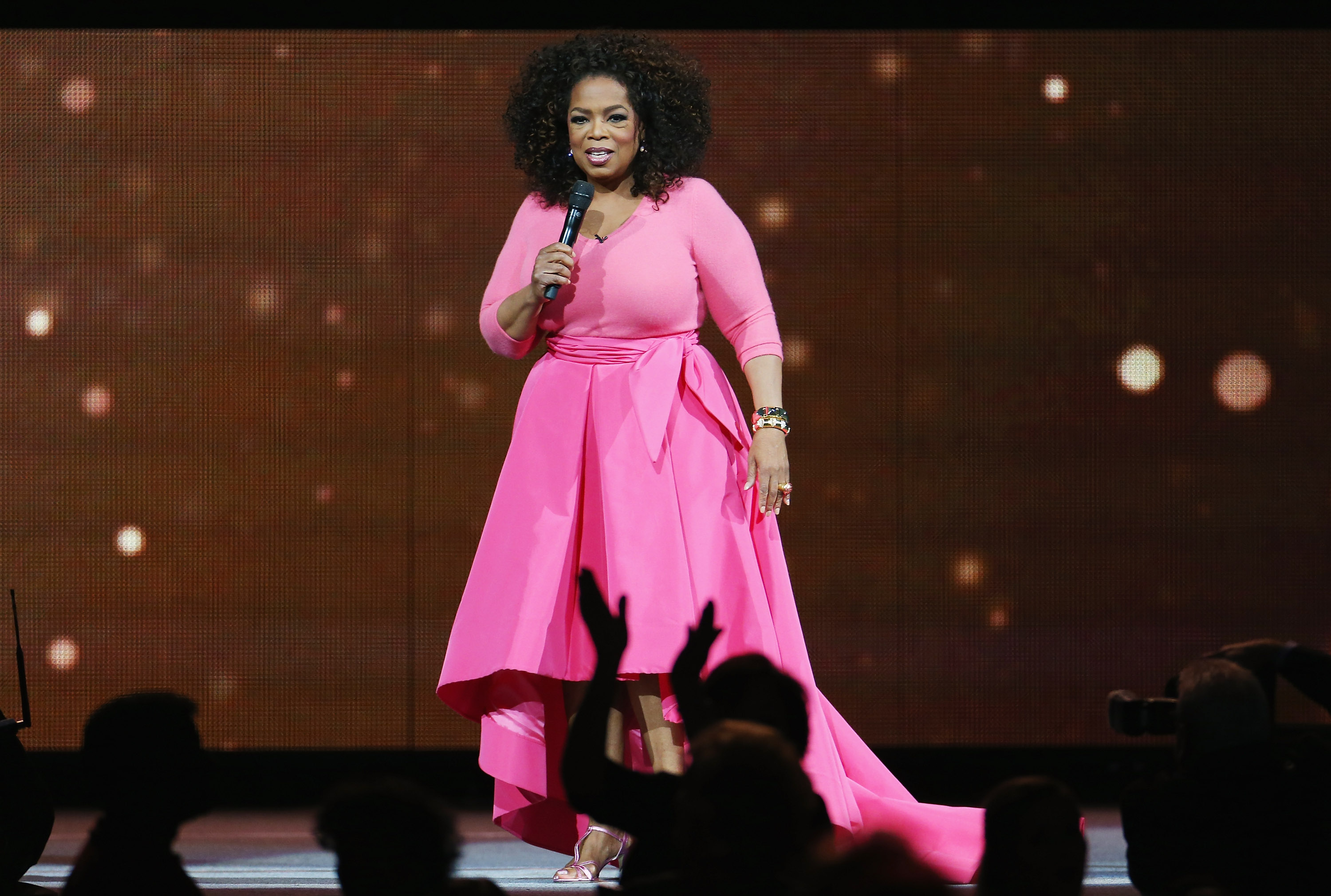 Oprah Winfrey during the "An Evening With Oprah" tour in Sydney, 2015 | Source: Getty Images