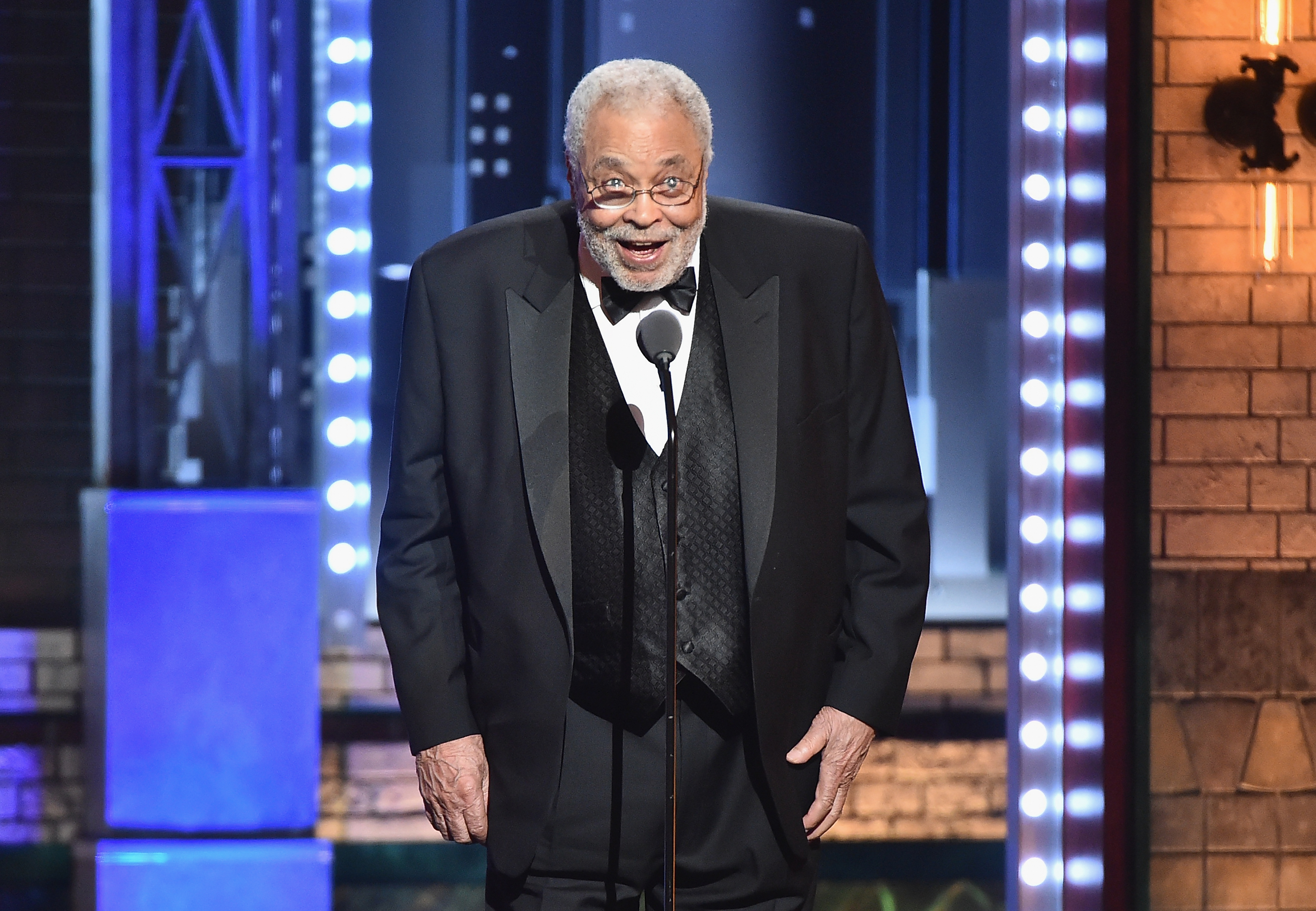 James Earl Jones accepting the Special Tony Award for Lifetime Achievement during the 2017 Tony Awards on June 11 in New York. | Source: Getty Images