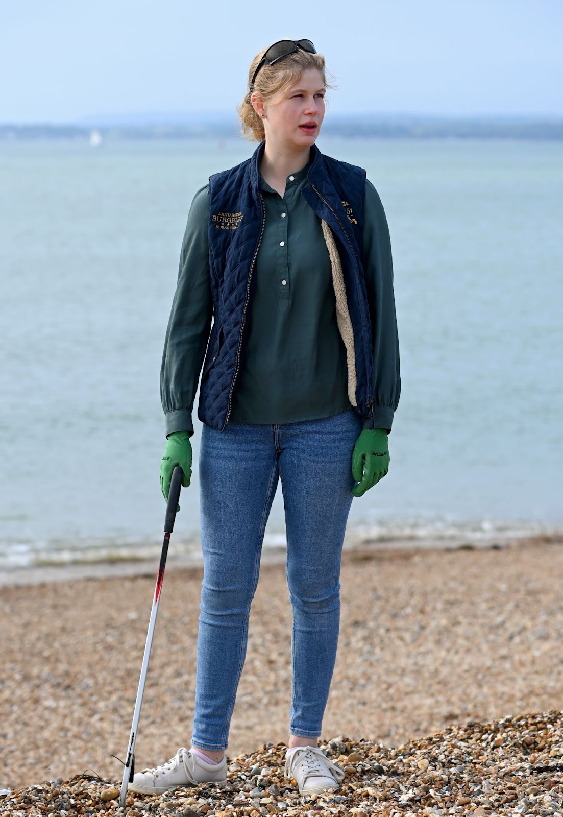 On September 20, 2020, Lady Louise took part in the Great British Beach Clean on Southsea beach in Portsmouth, England. Her volunteer efforts highlighted her commitment to environmental causes. | Source: Getty Images