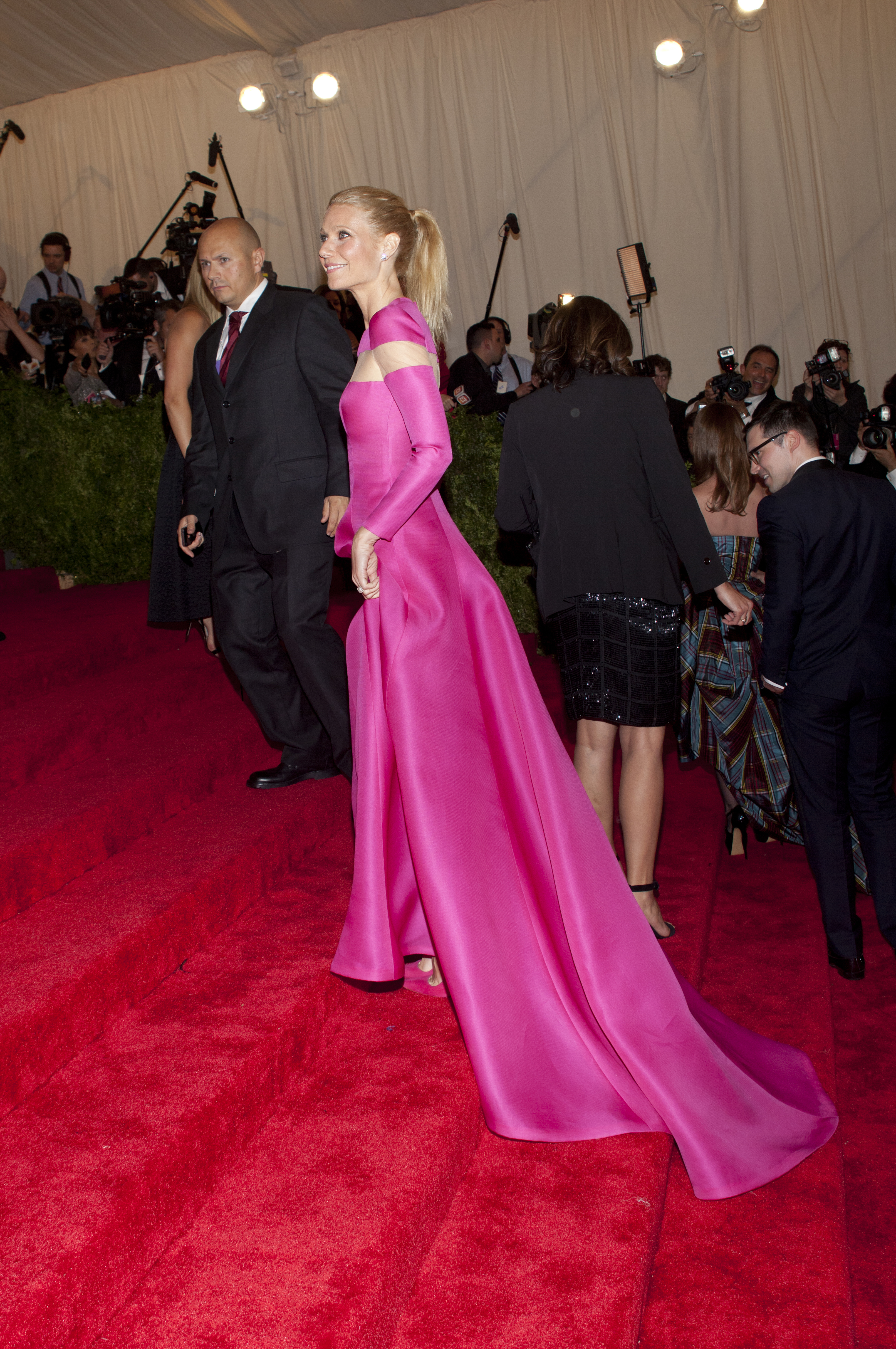Gwyneth Paltrow at the Met Gala dressed for the 'PUNK: Chaos to Couture' theme in 2013 in New York | Source: Getty Images