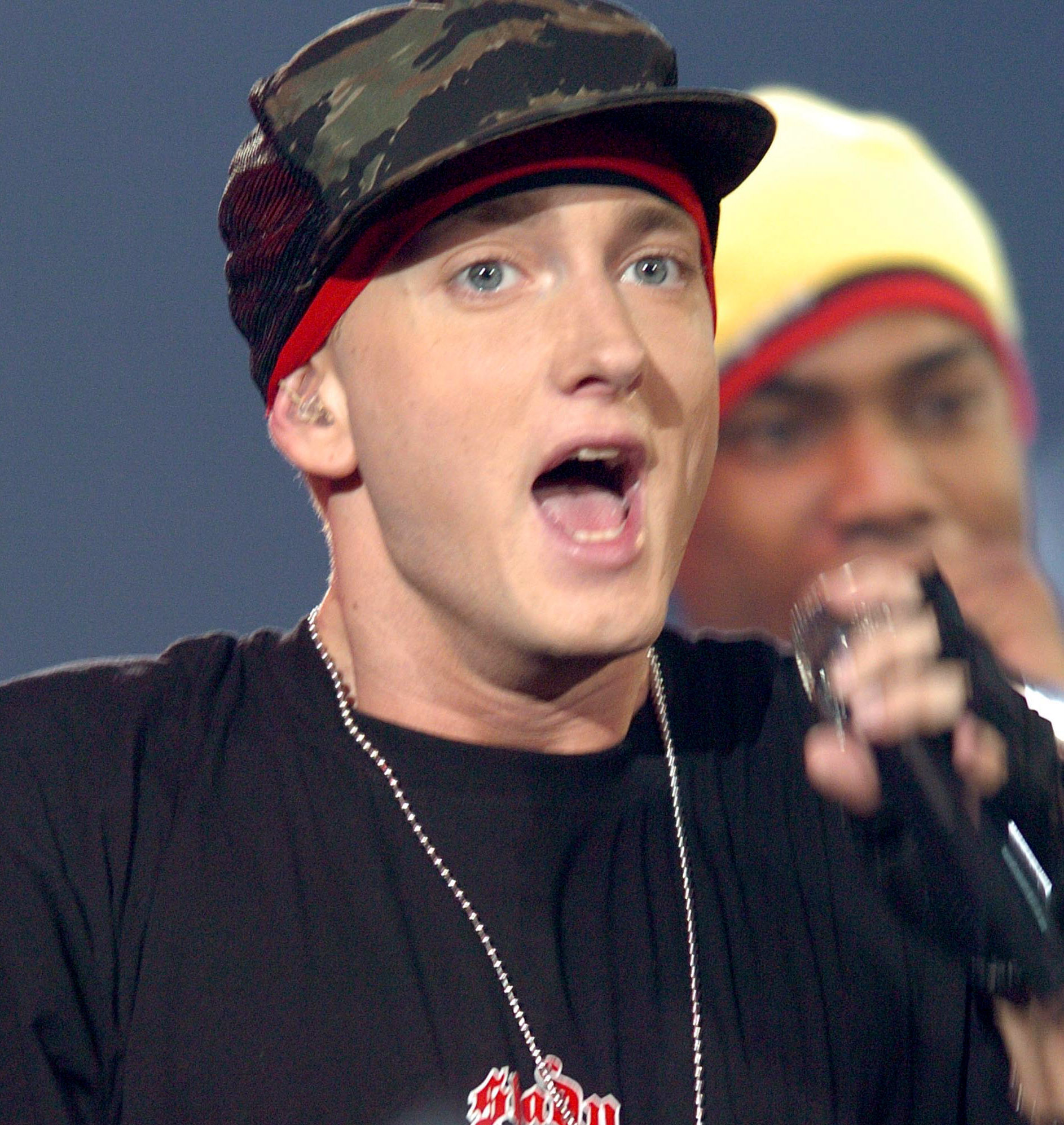 Eminem at the 2004 MTV European Music Awards in Rome, Italy, on November 18, 2004 | Source: Getty Images