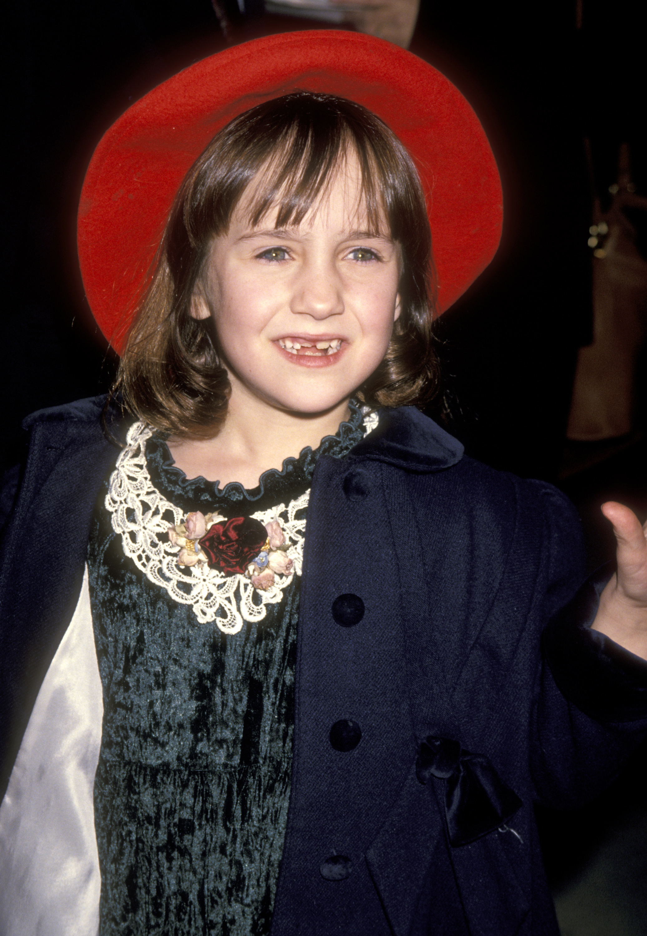 Mara Wilson attends the Beverly Hills premiere of "Nell," 1994 | Source: Getty Images