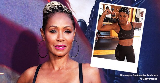 Jada Pinkett Smiths 66 Year Old Mom Adrienne Norris Flaunts Abs In A Black Crop Top And Tight Pants