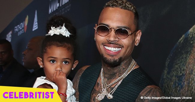 Chris Brown melts hearts with pic of mom and daughter Royalty at his concert tour finale