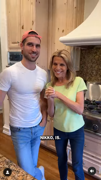 Vanna White and her son Nikko having a cooking session from a video posted on December 2, 2024 | Source: Instagram/officialvannawhite