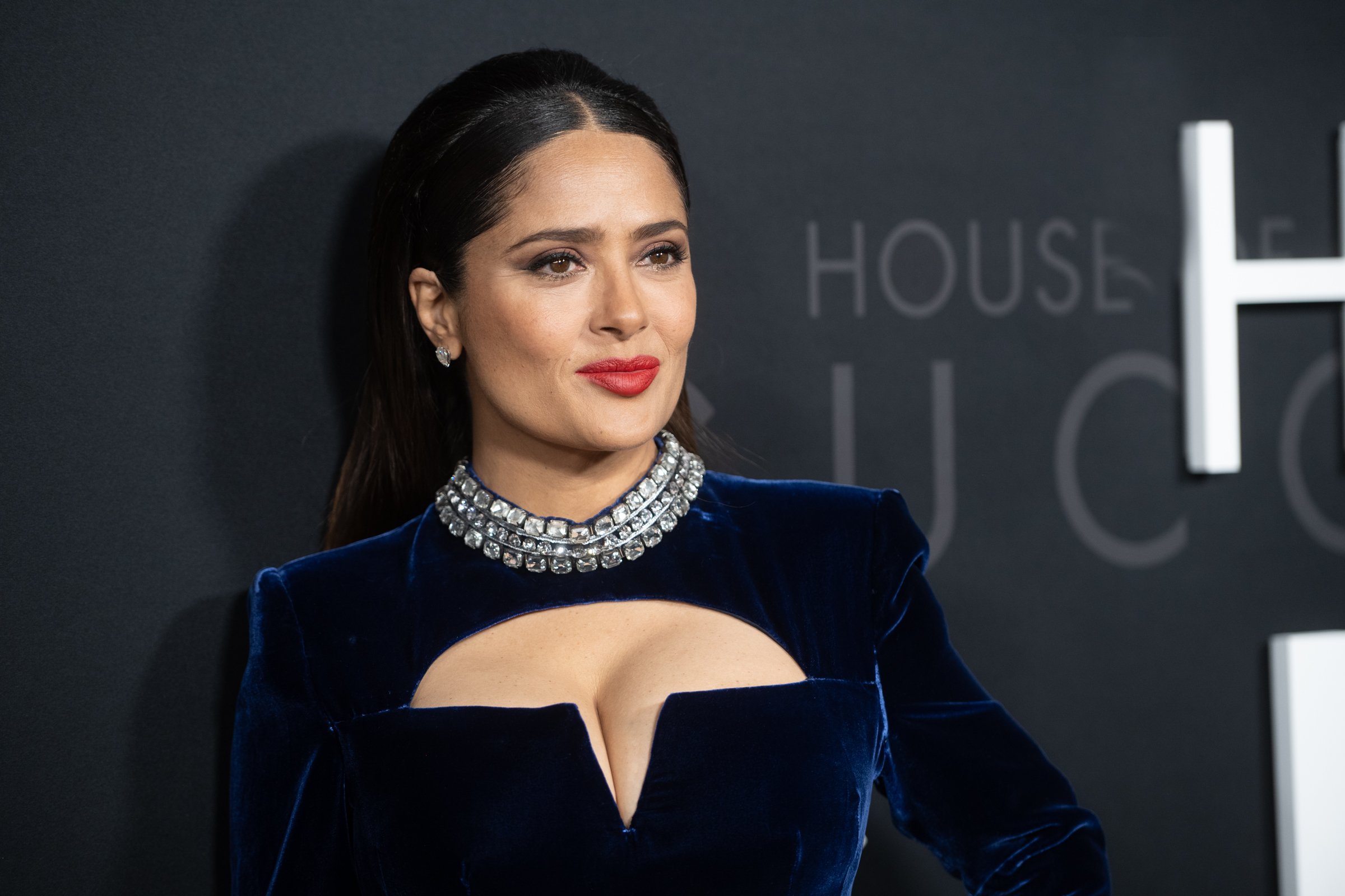 Salma Hayek attends the "House Of Gucci" New York Premiere at Jazz at Lincoln Center on November 16, 2021. | Photo: Getty Images