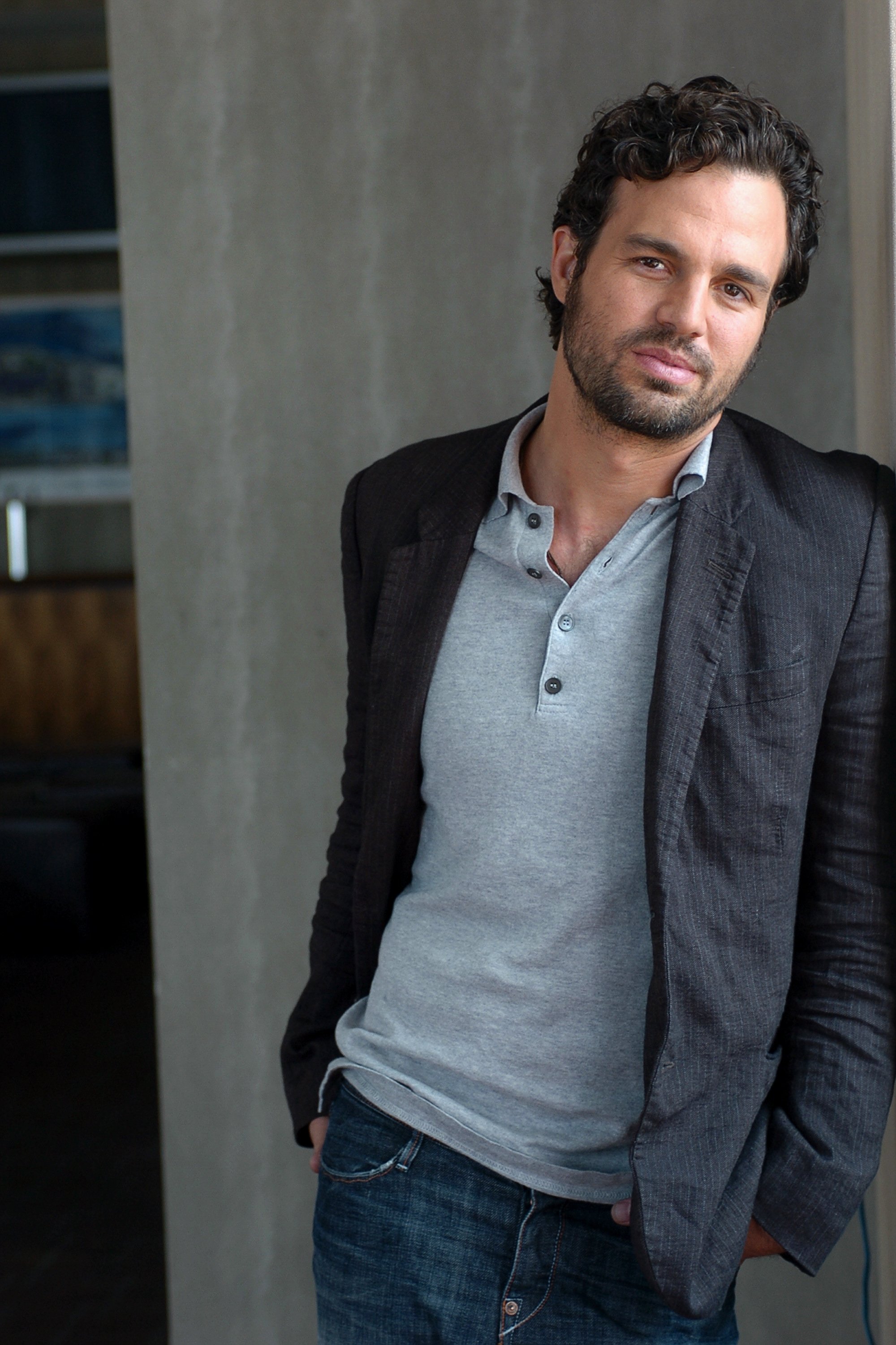 Actor Mark Ruffalo, 37, at the Hotel Gansevoort on Ninth Ave. He stars in the upcoming romantic comedy "Just Like Heaven." | Source: Getty Images