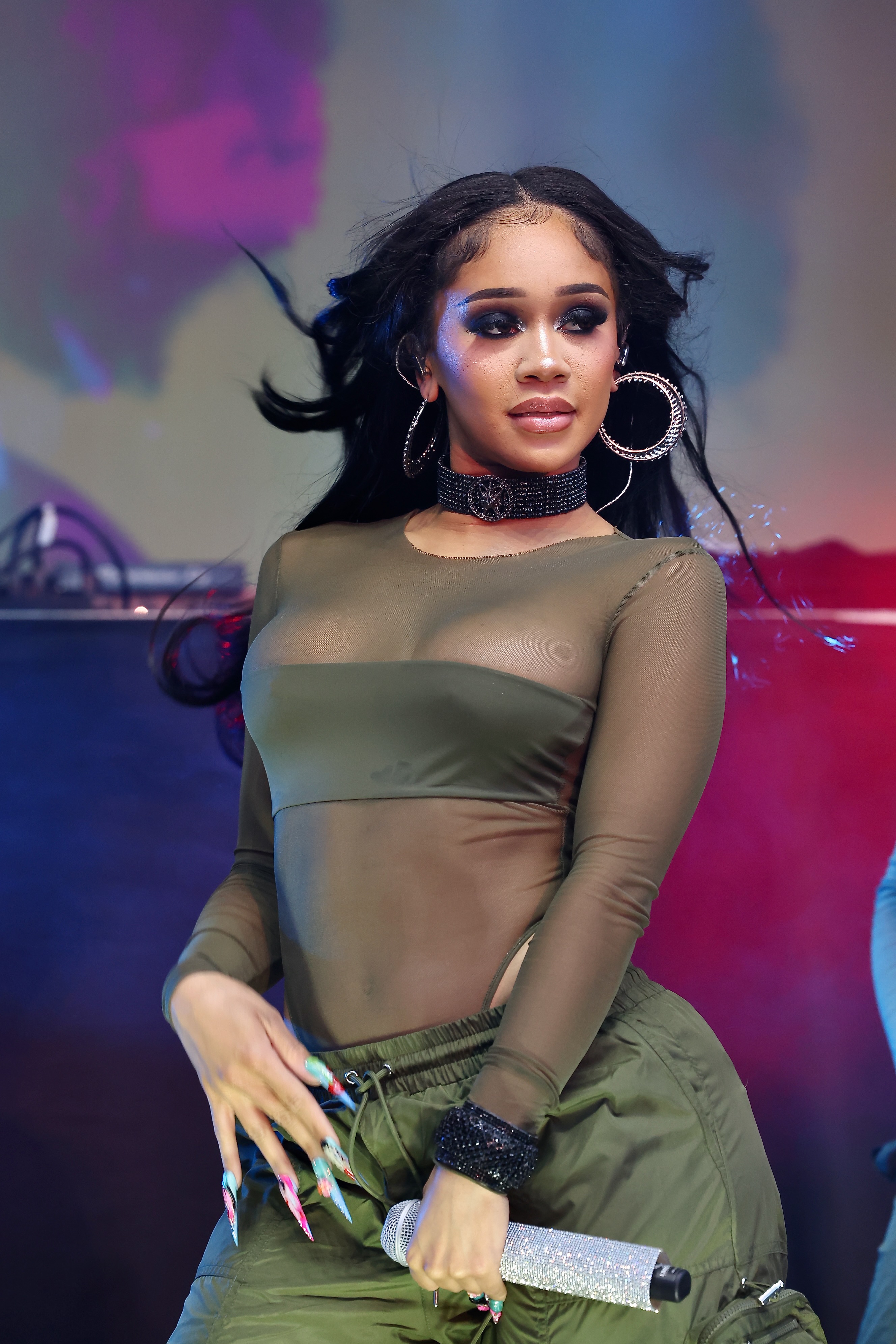 Saweetie performing at the AfroTech Music Stage 2023 on November 4, 2023, in Austin, Texas. | Source: Getty Images