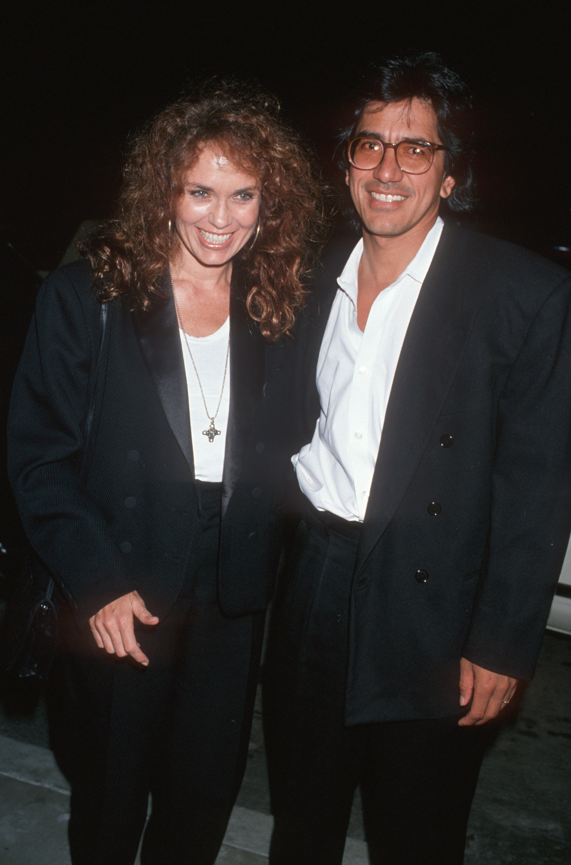 Catherine Bach and husband Peter Lopez during 11th Annual American Cinematheque Moving Picture Ball Honoring Tom Cruise at Beverly Hilton Hotel in Beverly Hills. | Source: Getty Images