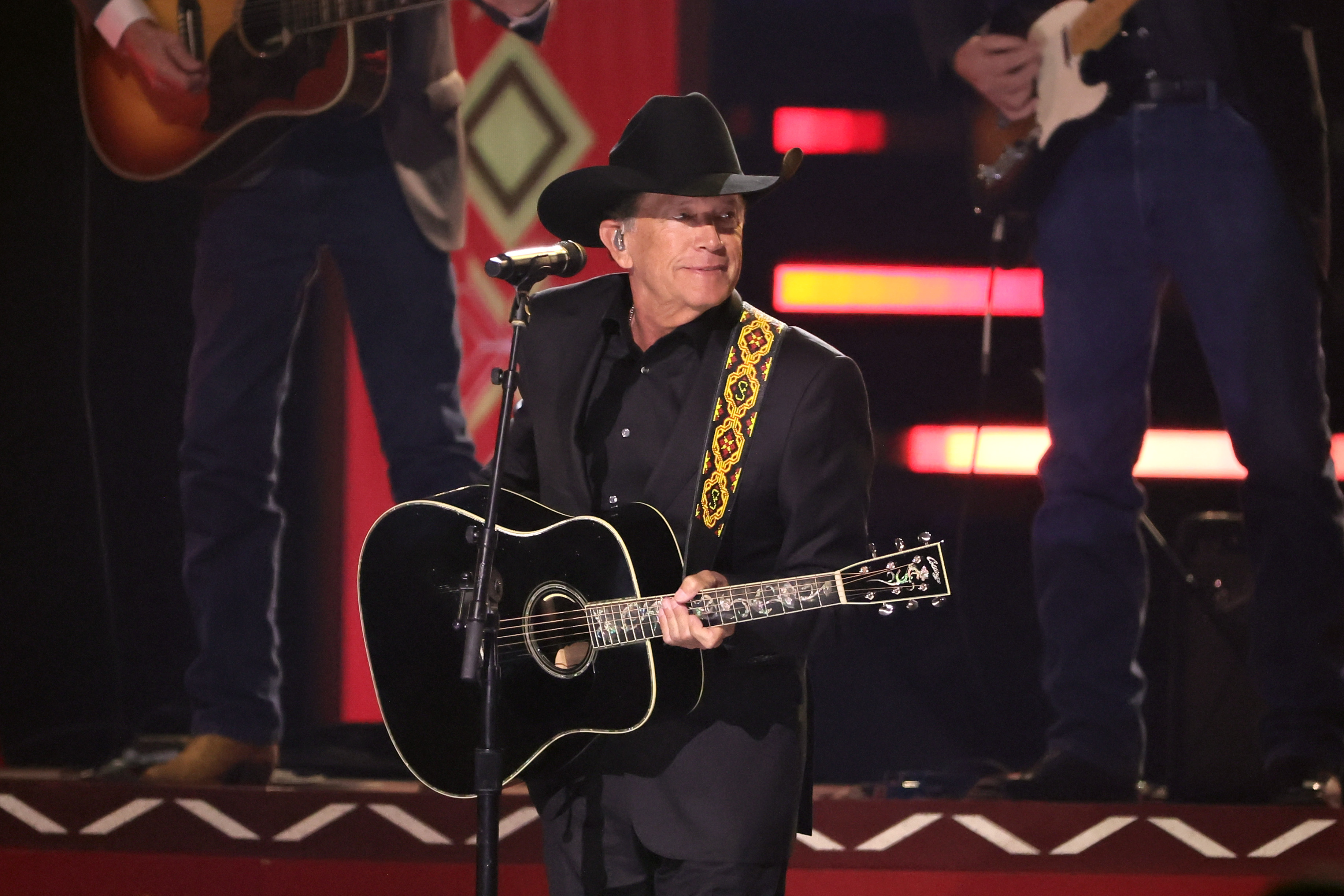 George Strait performs onstage during The 58th Annual CMA Awards at Bridgestone Arena on November 20, 2024, in Nashville, Tennessee. | Source: Getty Images