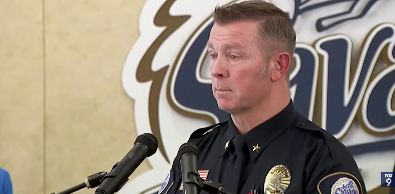 Savage Police Chief, Brady Juell, from a video post dated January 14, 2026. | Source: YouTube/FOX 9Minneapolis-St.Paul