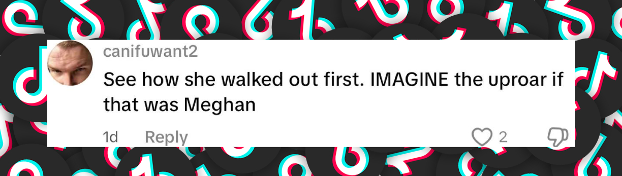 Netizen comment about Queen Camilla, posted on June 14, 2025. | Source: TikTok/@todayshow