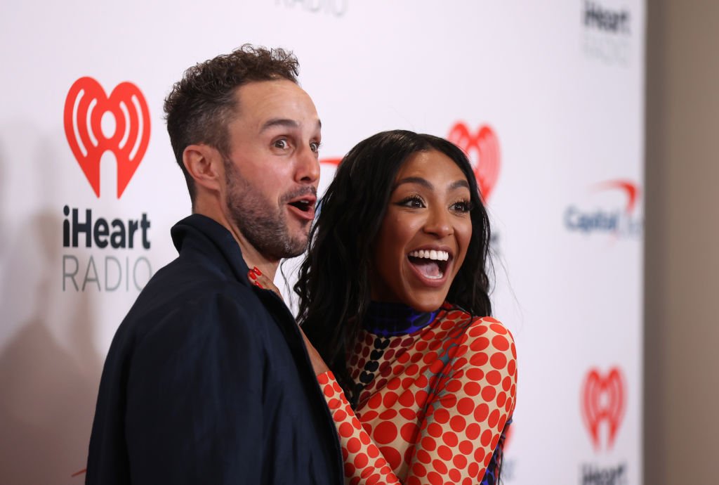 Tayshia Adams and Zac Clark at the 2021 iHeartRadio Music Festival on September 18, 2021 | Photo: Getty Images