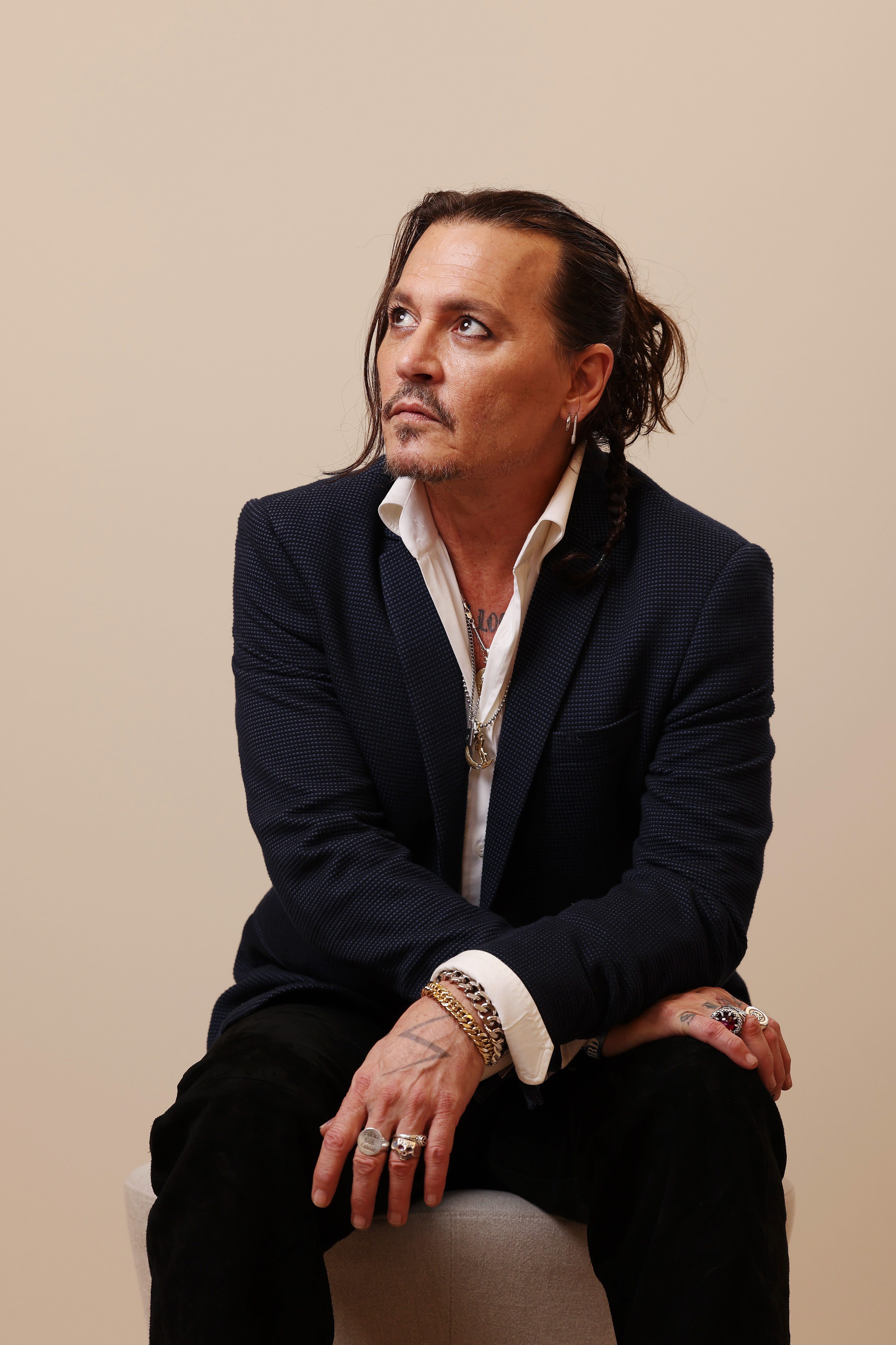 Johnny Depp posing for a portrait during the Red Sea International Film Festival in Jeddah, Saudi Arabia on December 2, 2023 | Source: Getty Images