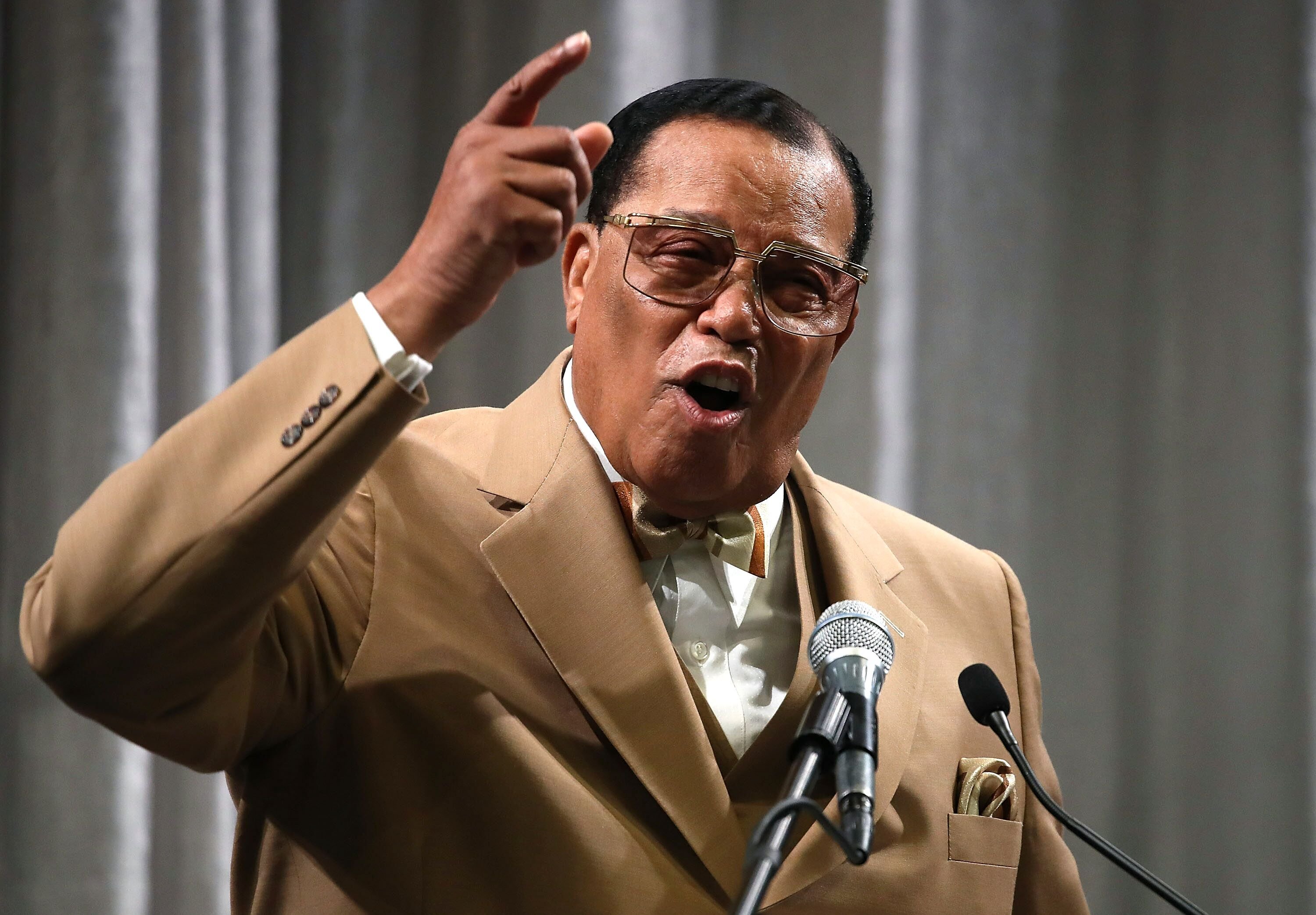 Nation of Islam Minister Louis Farrakhan delivers a speech at the Watergate Hotel, on November 16, 2017 in Washington, DC. | Photo: Getty Images