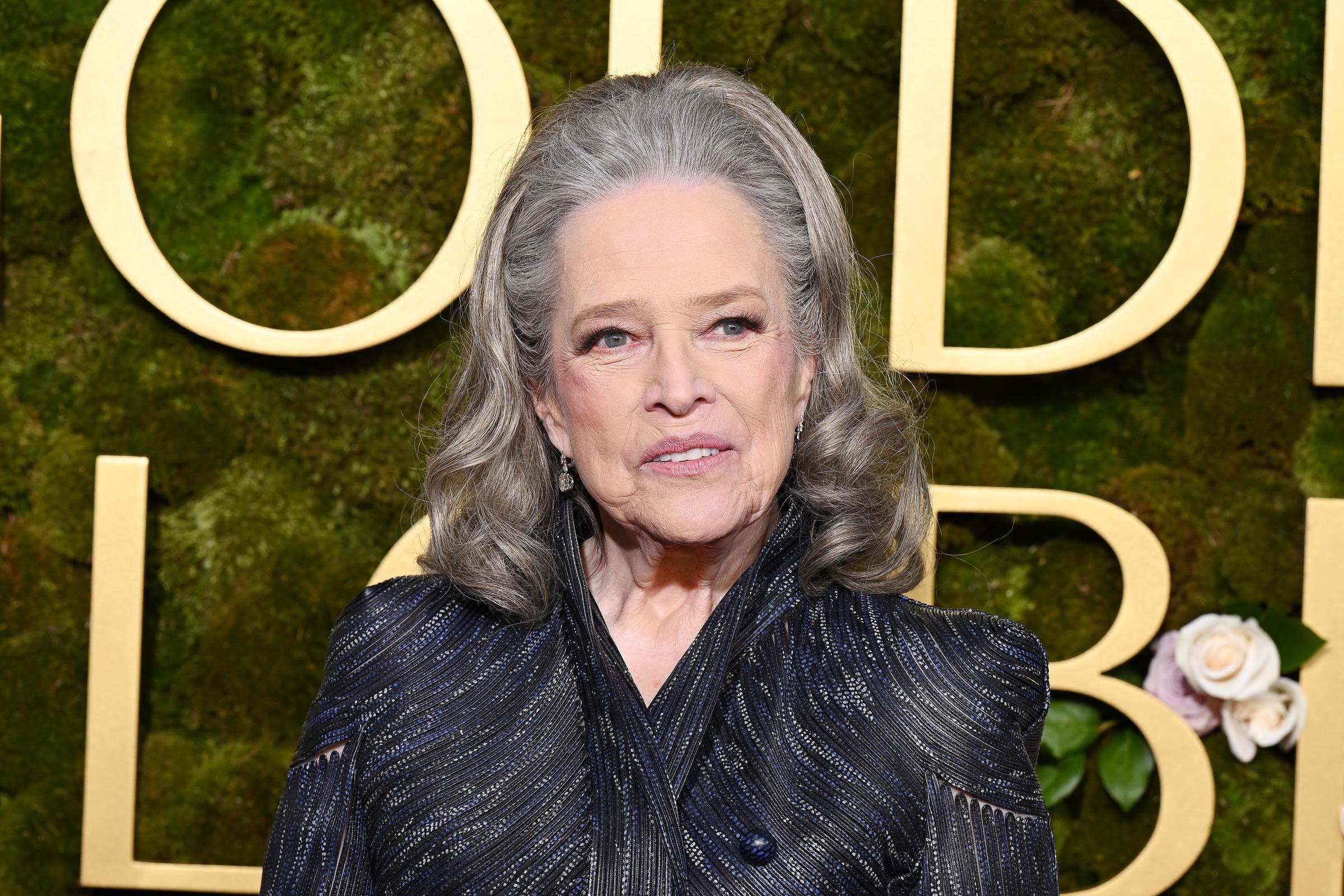 Kathy Bates attends the 2025 Golden Globe Awards in Beverly Hills, California | Source: Getty Images