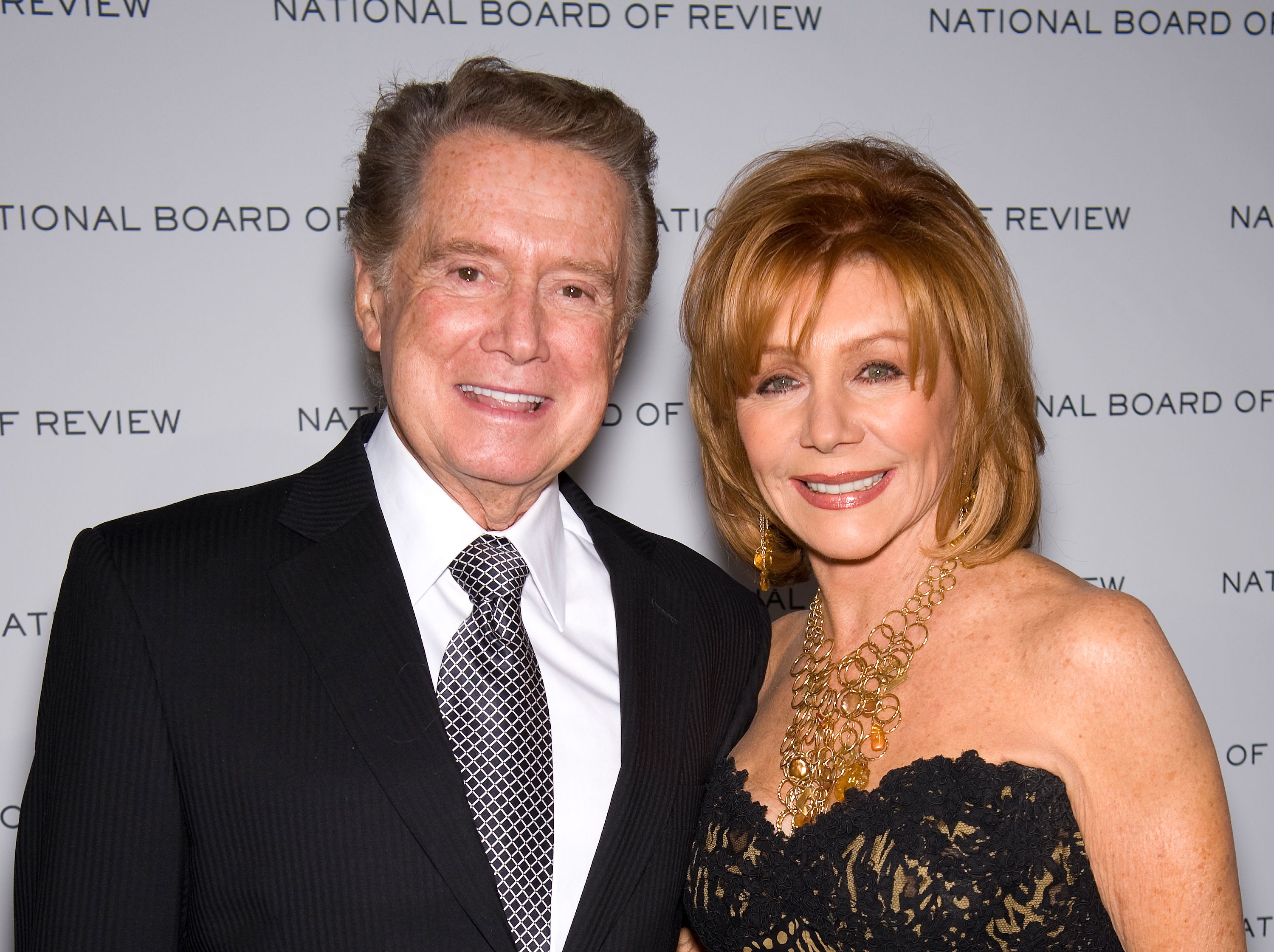 Regis and Joy Philbin at the National Board of Review Awards Gala on January 12, 2010, in New York City. | Source: Gilbert Carrasquillo/FilmMagic/Getty Images