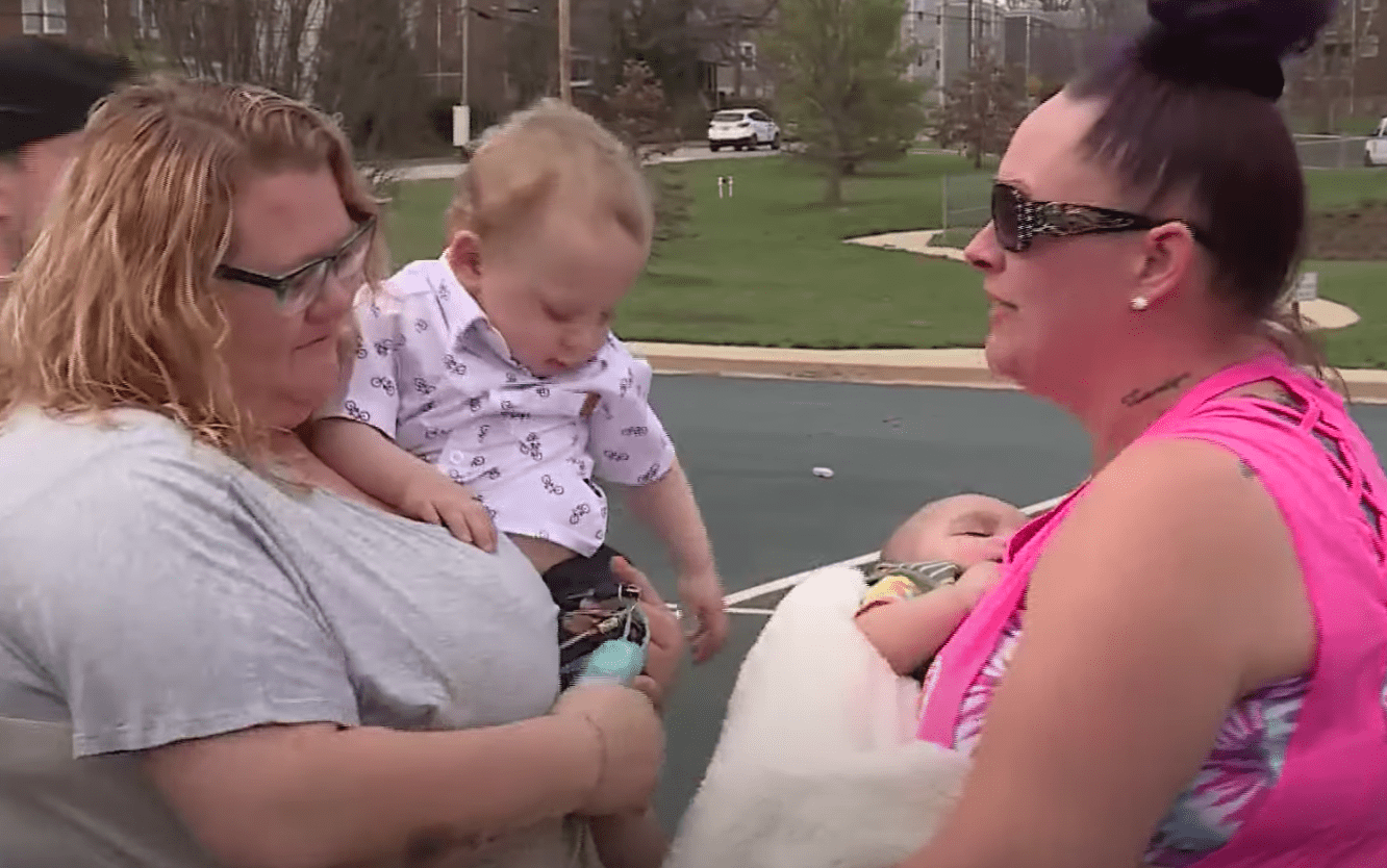 Two mothers glad the baby was located. | Source: youtube.com/FOX 2 St. Louis