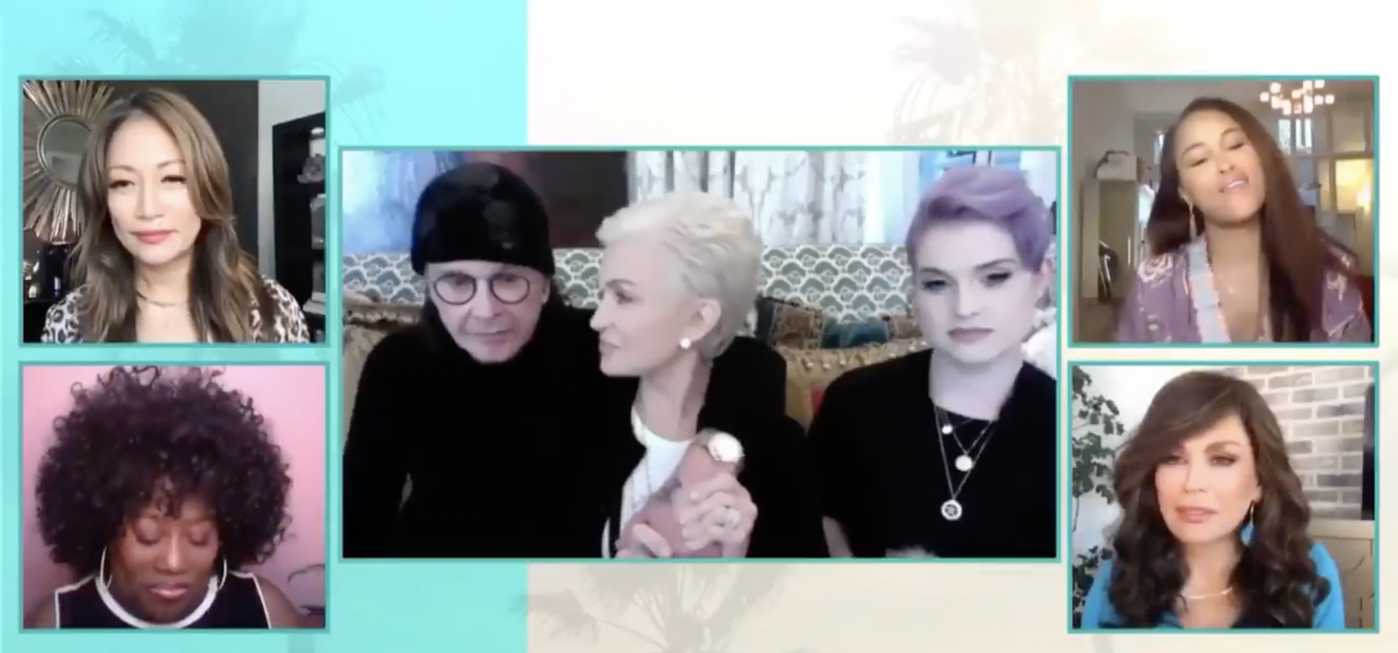Ozzy, Sharon, and Kelly Osbourne from a post dated June 18, 2020. | Source: Instagram/sharonosbourne