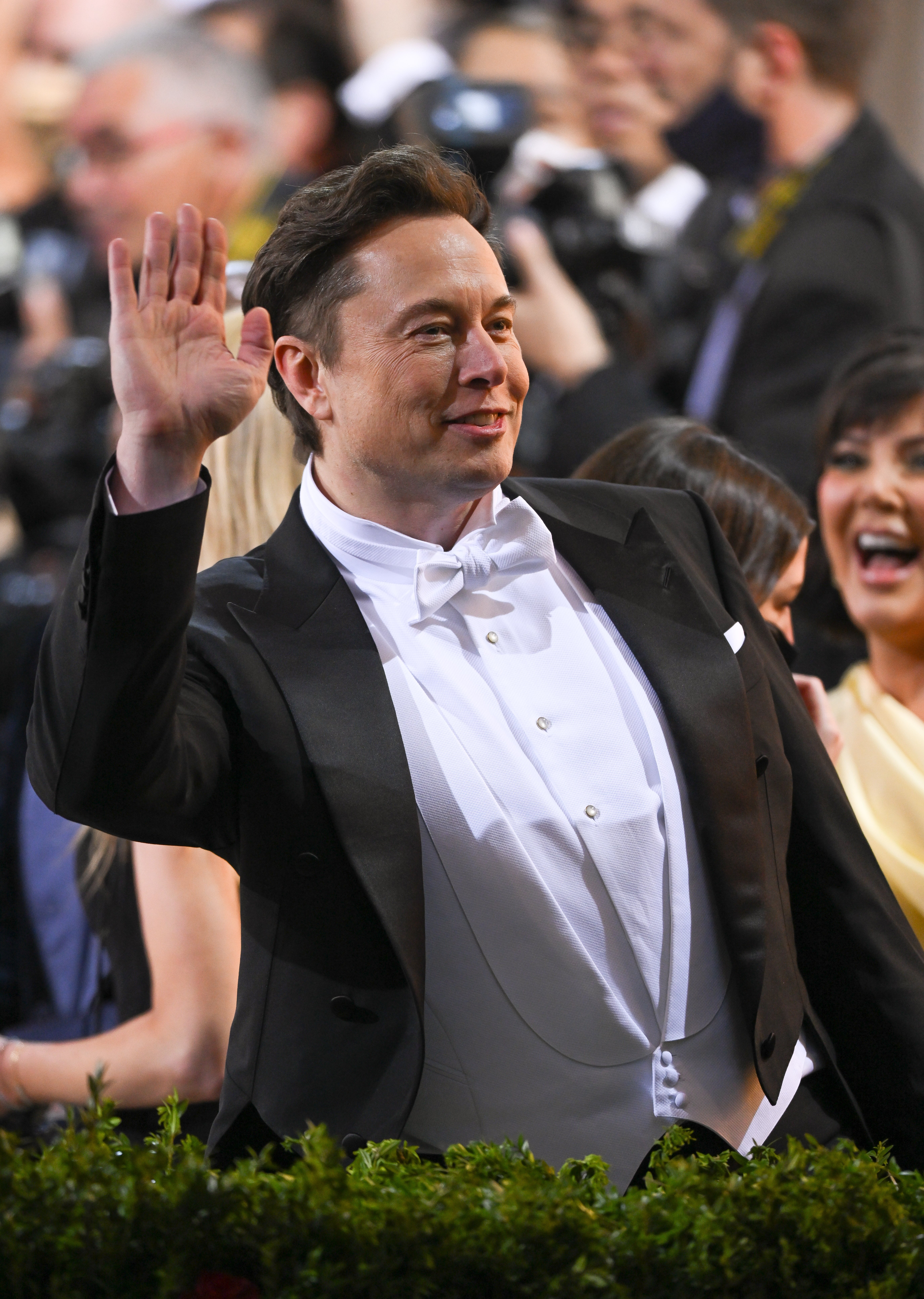 Elon Musk arrives to the 2022 Met Gala Celebrating "In America: An Anthology of Fashion" at Metropolitan Museum of Art on May 02, 2022, in New York City | Source: Getty Images