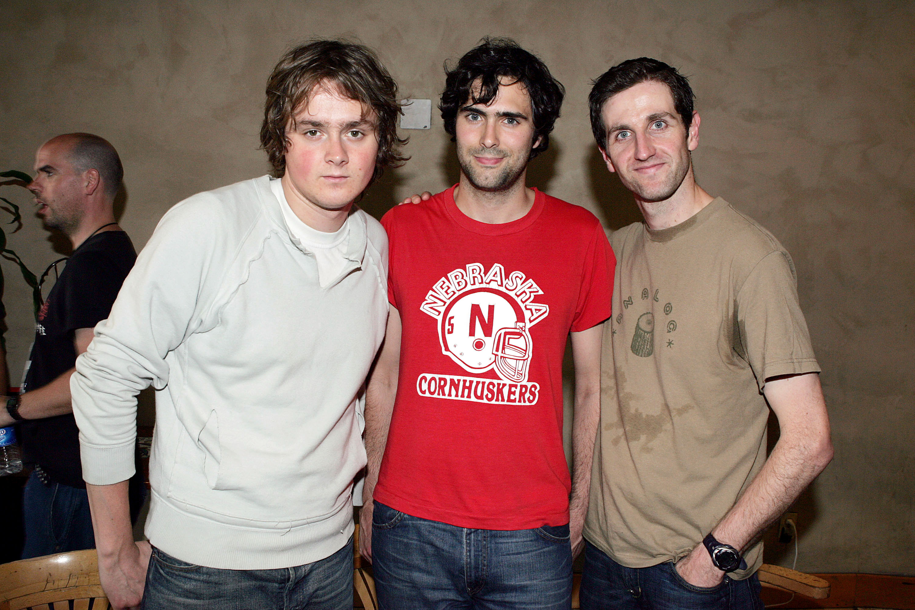 Tom Chaplin, Tim Rice-Oxley, and Richard Hughes of Keane posing for a photo following a performance at Virgin MegaStore on June 24, 2004, in New York. | Source: Getty Images