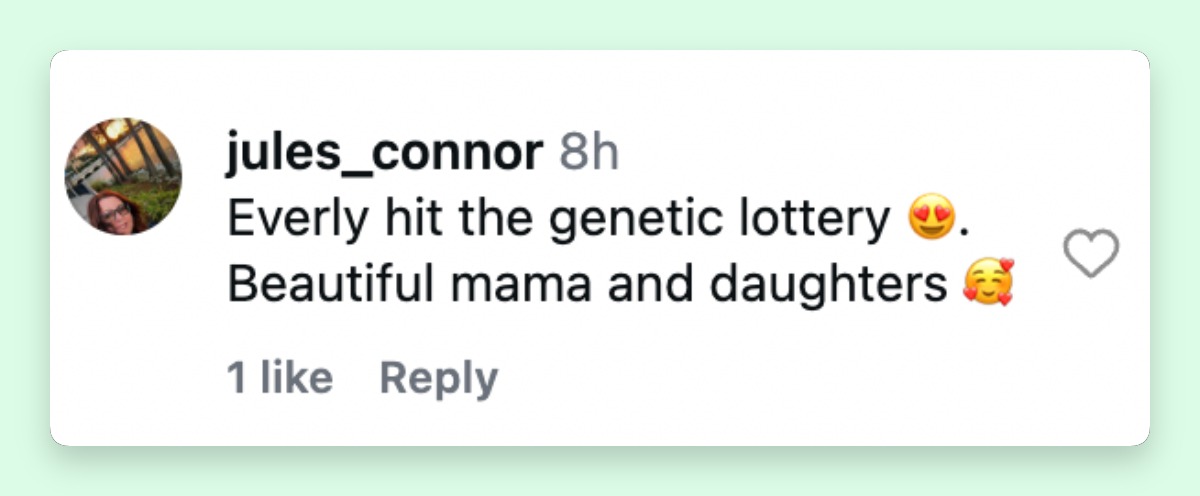 A fan reacts to Jenna Dewan's post | Source: Instagram/jennadewan