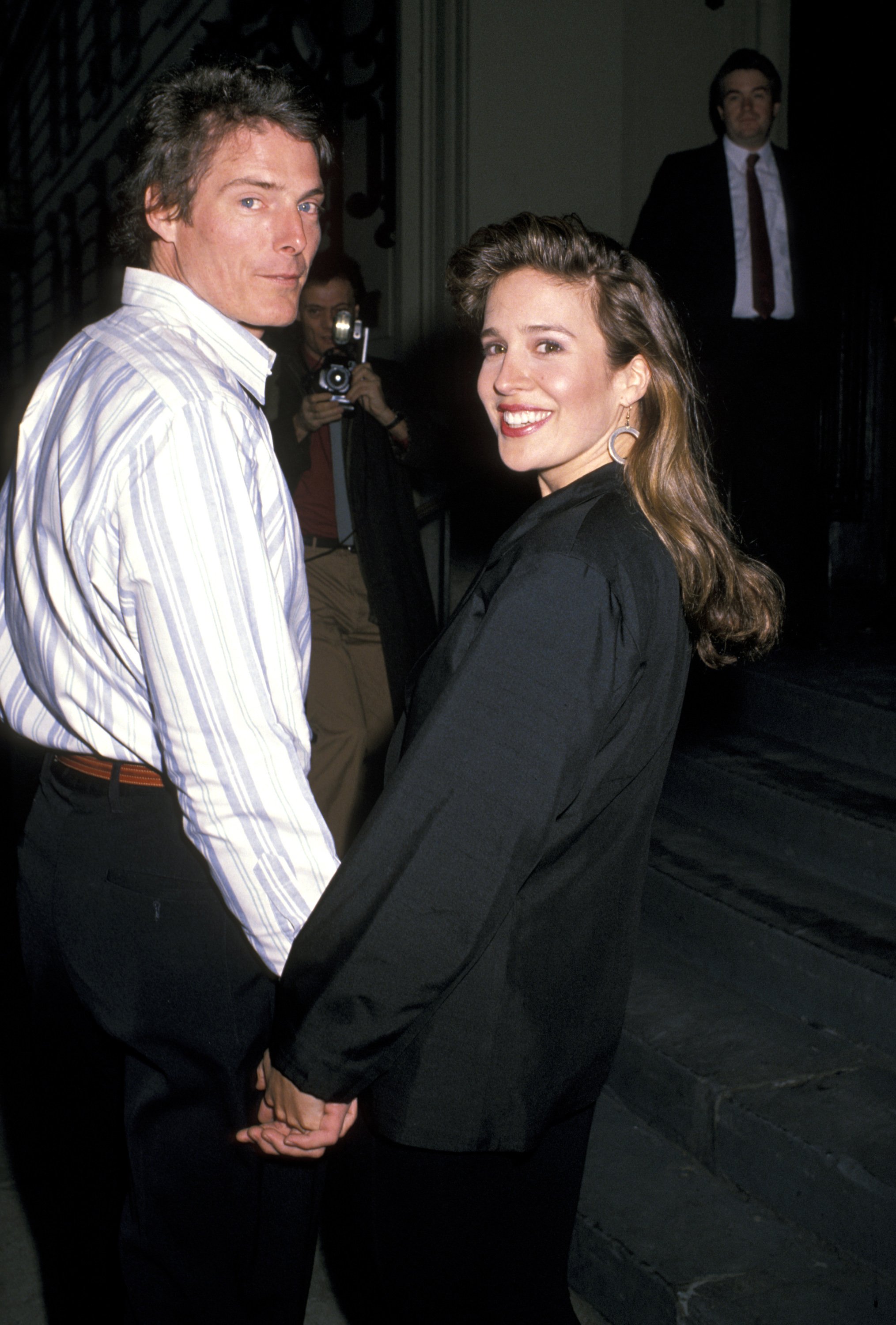 Christopher Reeve and Dana Reeve during Christopher Reeve and Dana Reeve at Central Park West - May 2, 1989 at Central Park West in New York City, New York, United States. | Source: Getty Images