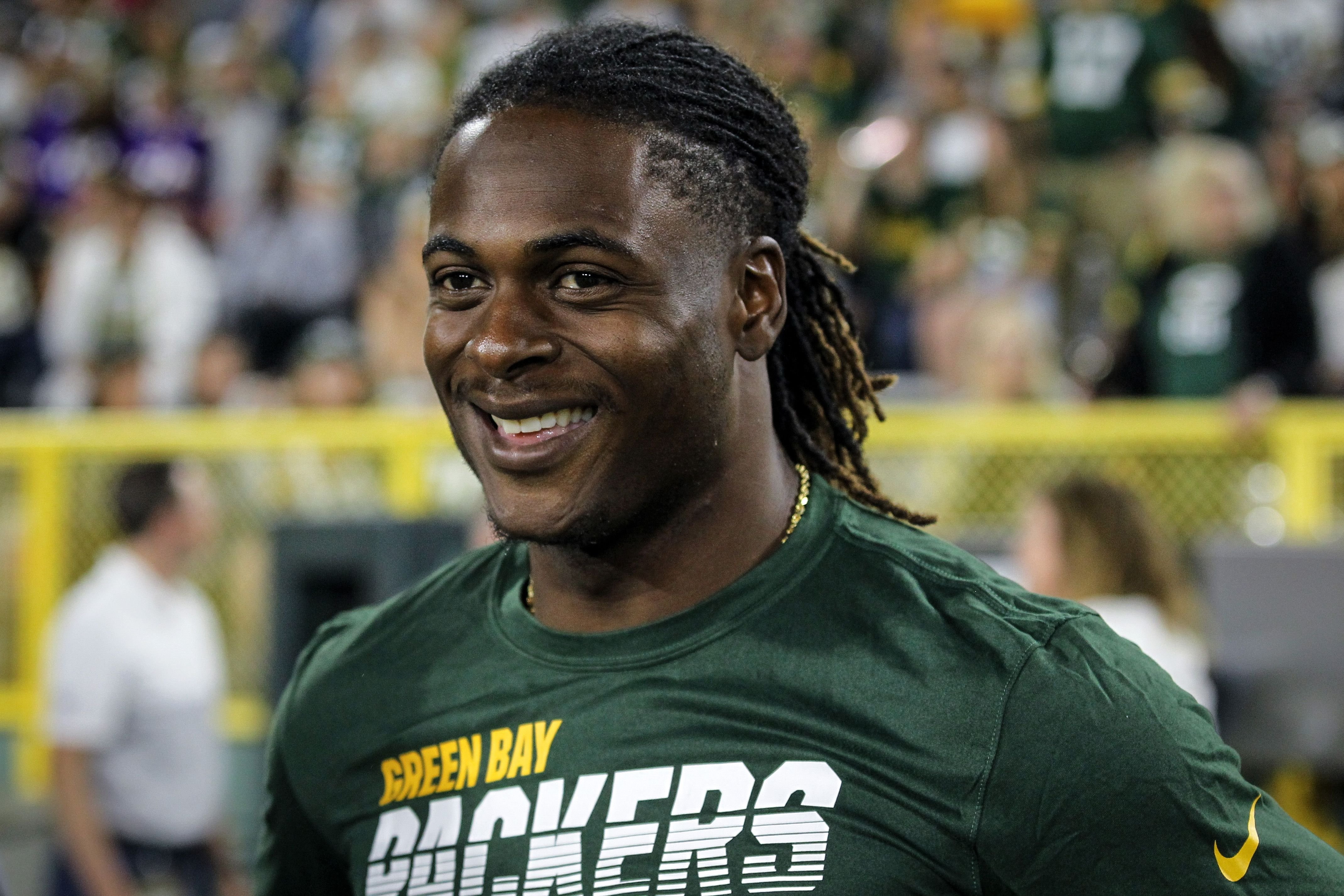 Davante Adams at Lambeau Field in 2019 in Green Bay, Wisconsin | Source: Getty Images