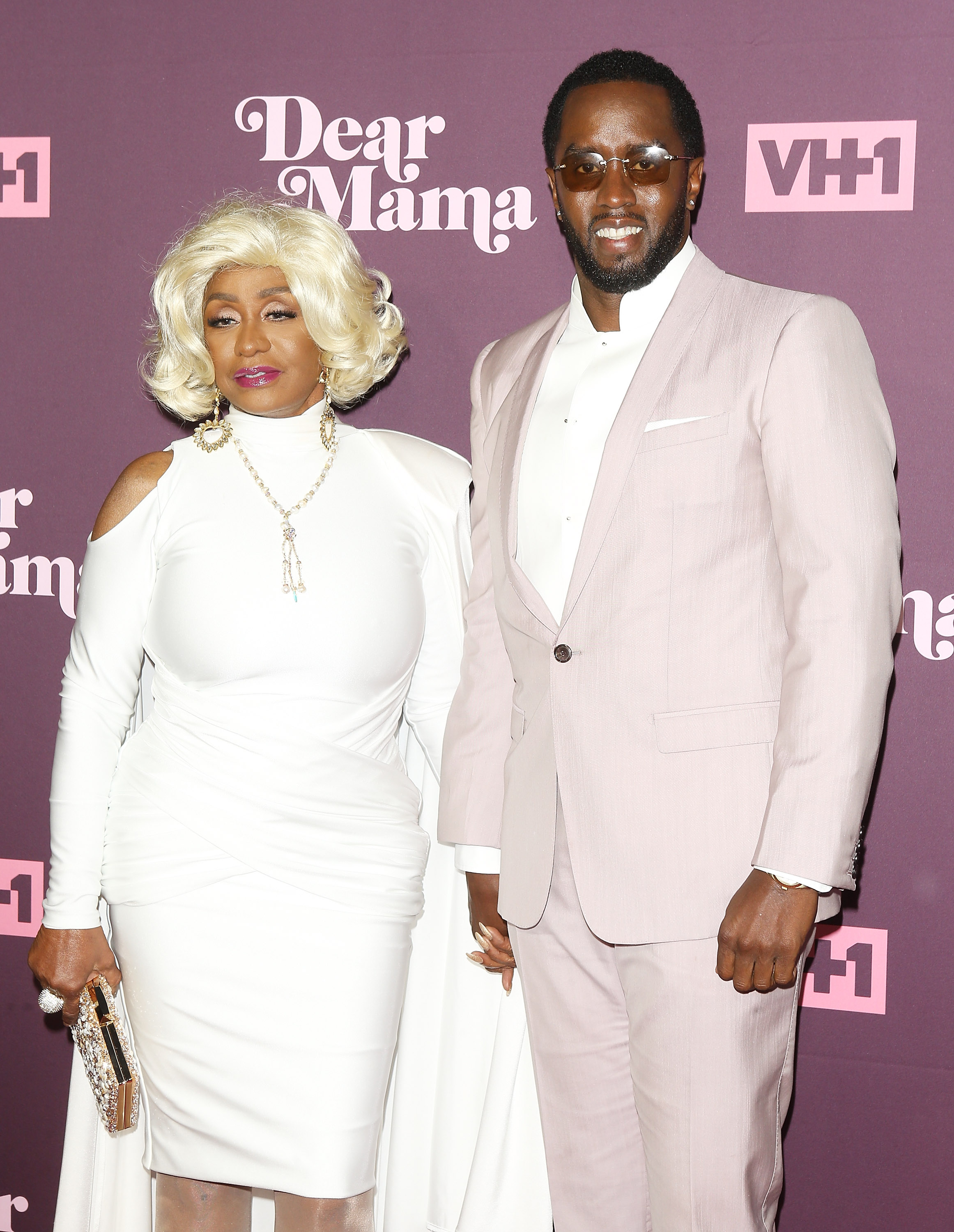 Sean Combs (R) and his mom, Janice Combs at Ace Hotel on May 3, 2018, in Los Angeles, California. | Source: Getty Images