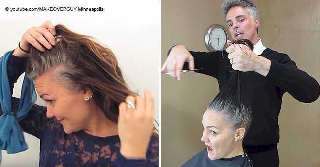 A Woman Tired of Hiding Her Gray Hair Decides to Make a Radical Transformation