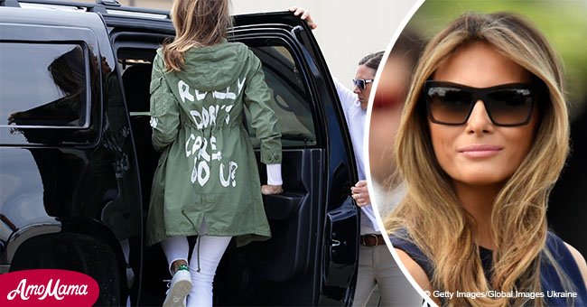 Melania Trump's office responds to uproar over jacket she wore to visit immigrants