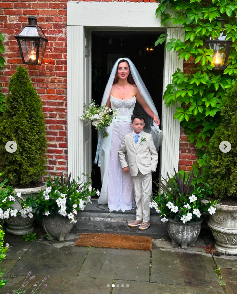 Major Martino and Eva Amurri on Eva's wedding day, posted on July 1, 2024 | Source: Instagram/marcus.mcgregor