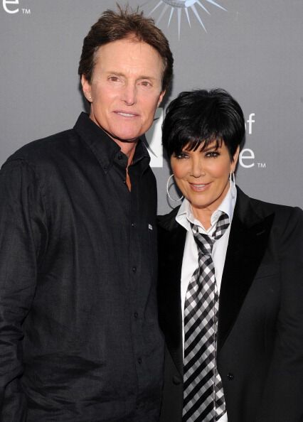 Bruce Jenner, Kris Kardashian arrive for the City of Hope honoring Shelli And Irving Azoff. | Source: Getty Images