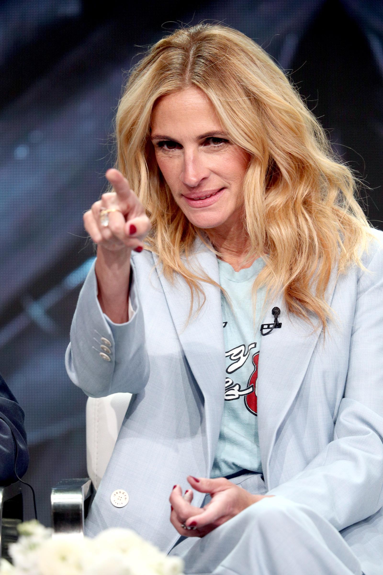 Julia Roberts speaks onstage at the Summer 2018 TCA Press Tour in Beverly Hills, California on July 28, 2018. | Source: Getty Images