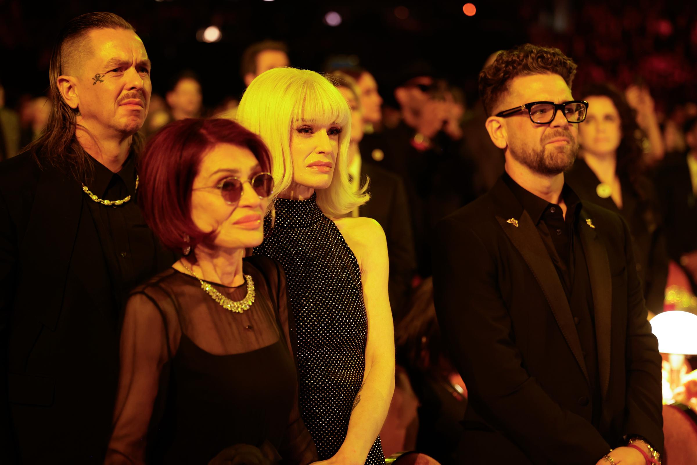 Sid Wilson, Sharon, Kelly and Jack Osbourne at The 68th Annual Grammy Awards on 1 February 2026 in Los Angeles, California. | Source: Getty Images