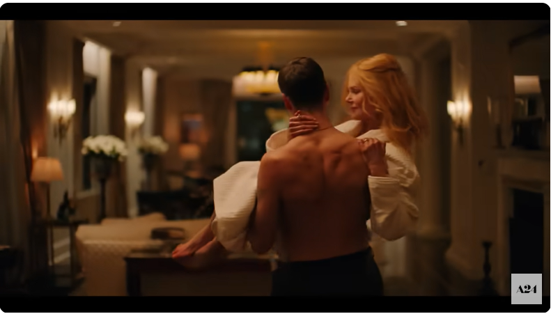 Nicole Kidman and Harris Dickinson | Source: YouTube/A24