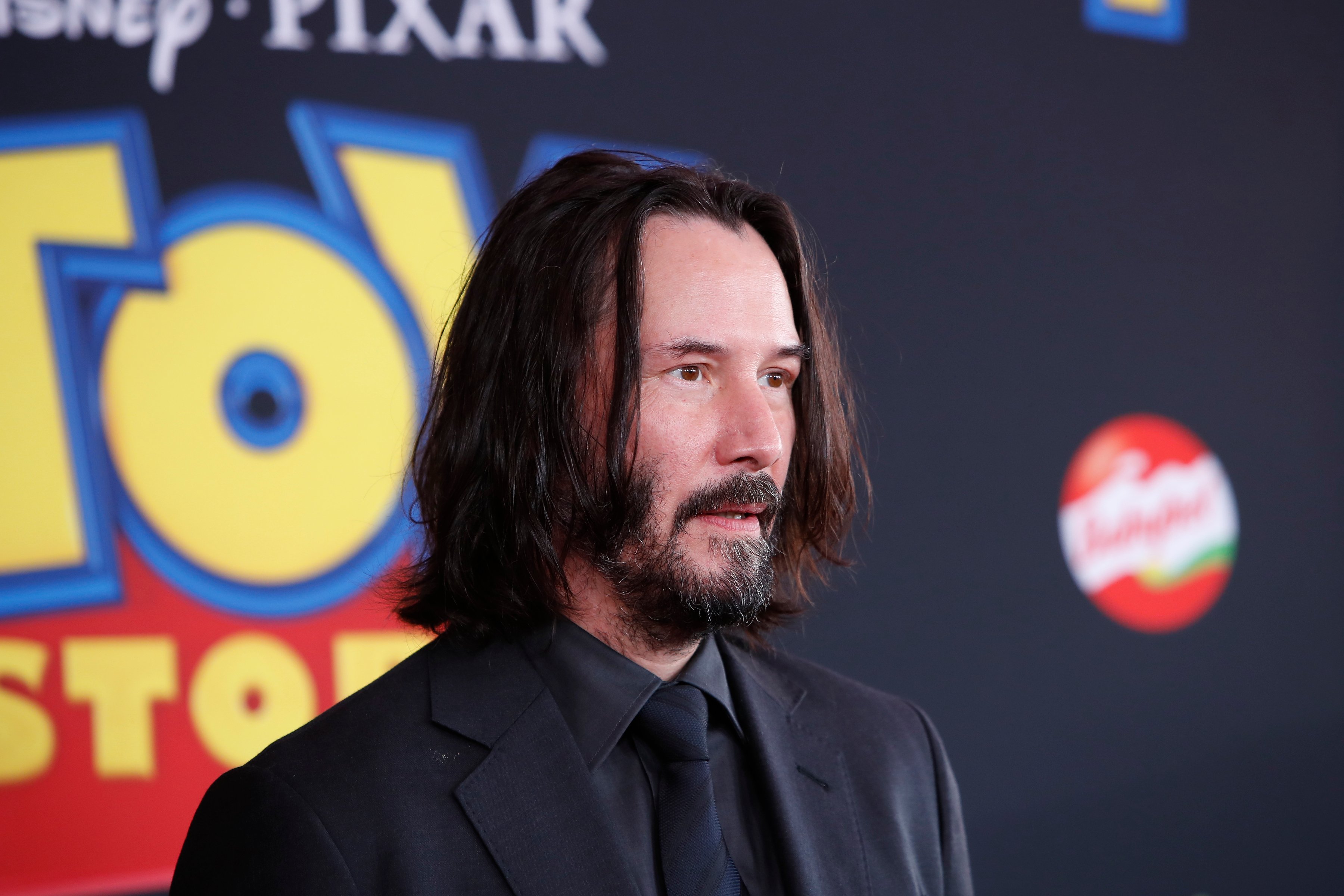 Keanu Reeves attends the premiere of "Toy Story 4" at Hollywood's El Capitan Theatre in June 2019 | Photo: Getty Images
