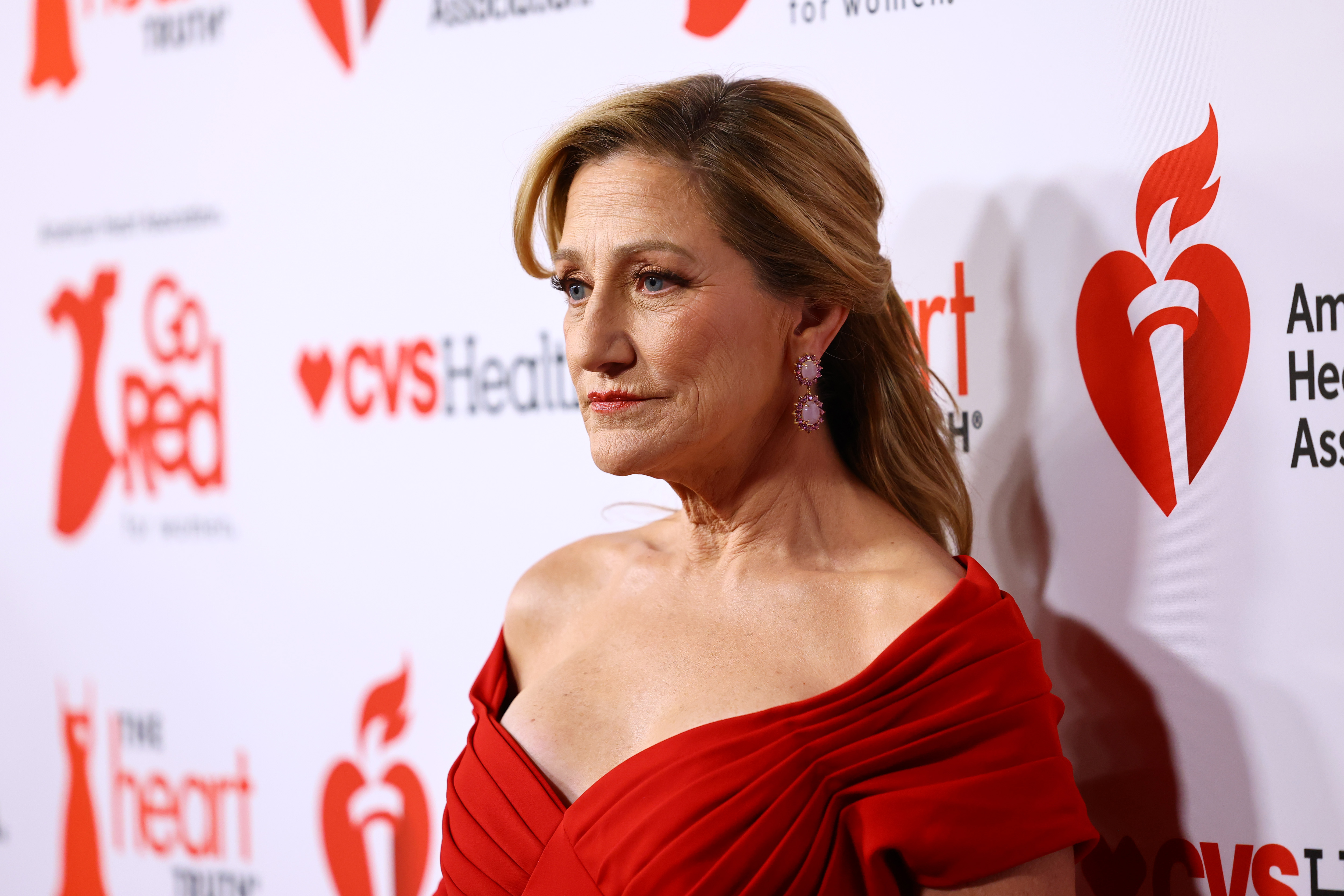 Her kids were not interested in the show. In this photo, Edie Falco attended the American Heart Association's Red Dress Collection & Concert Gala on January 29, 2026, in New York, New York. | Source: Getty Images