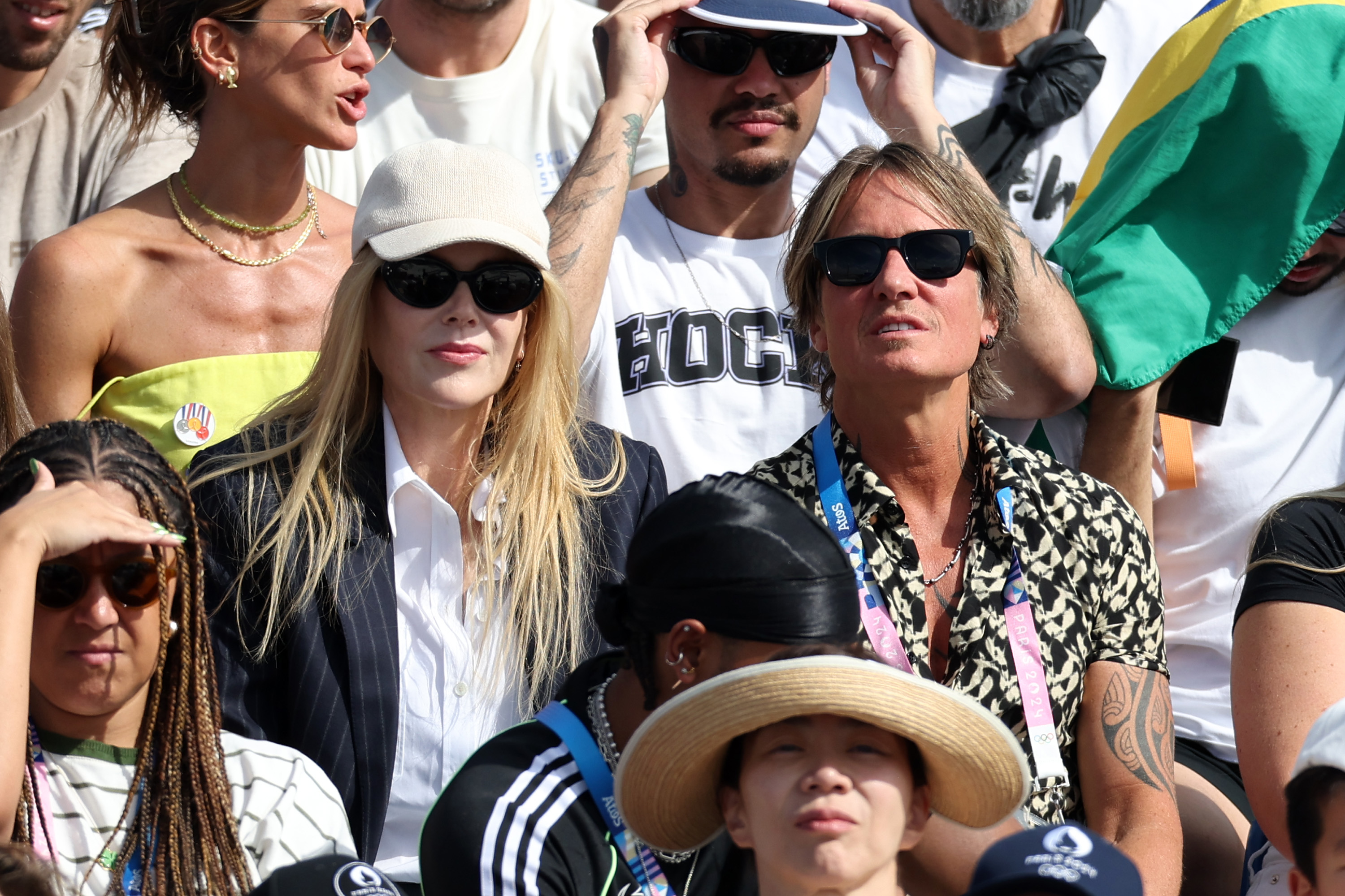 Nicole Kidman and her husband Keith Urban attend to the Olympic Games Paris 2024 at Place de la Concorde on July 28, 2024, in Paris, France. | Source: Getty Images